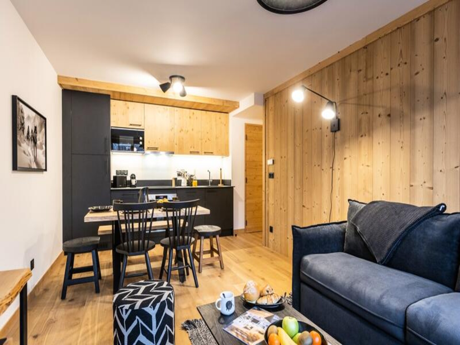 Appartement 6p met balkon in La Chapelle d'Abondance, direct aan de piste - foto 7