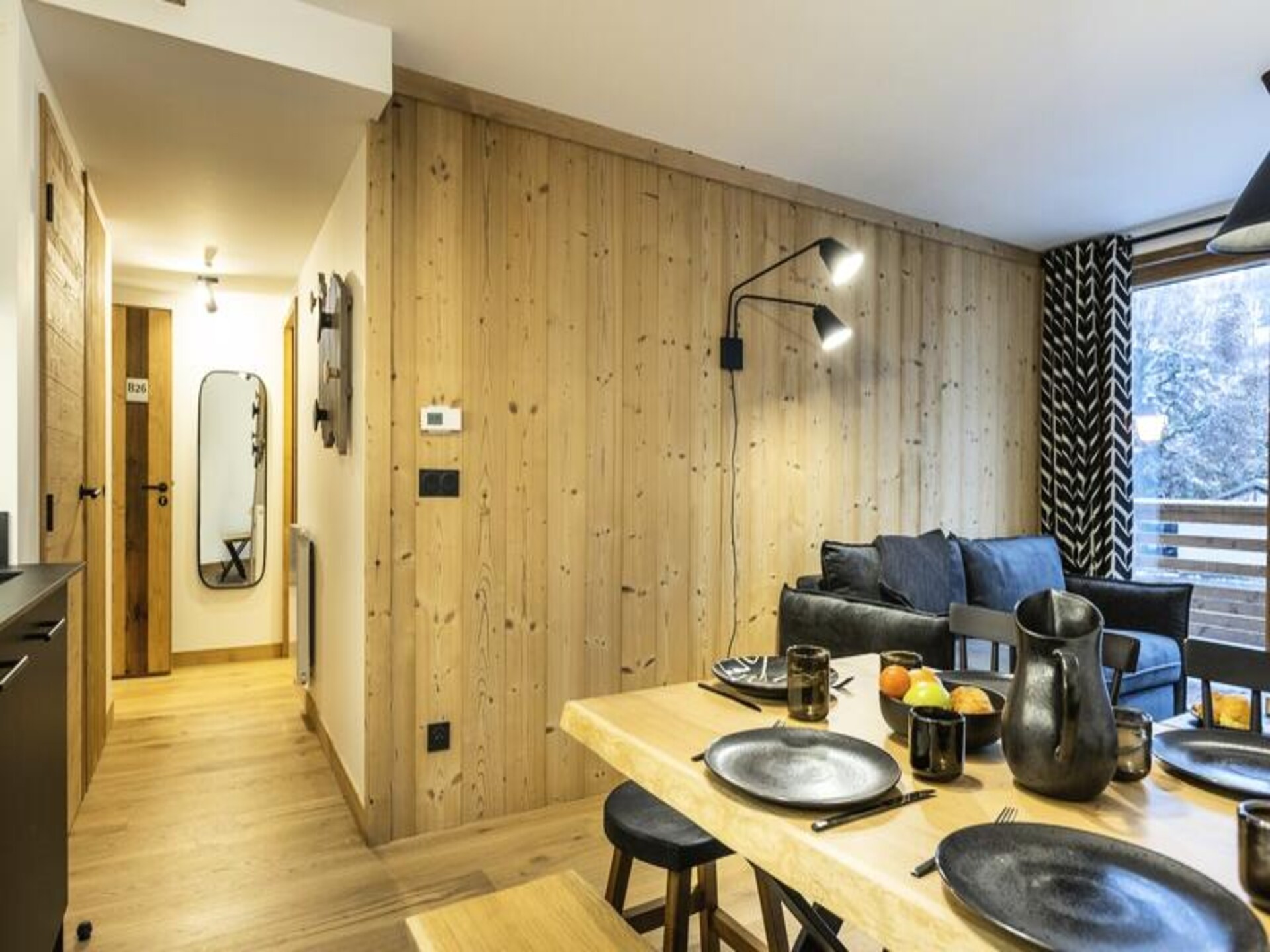 Appartement 6p met balkon in La Chapelle d'Abondance, direct aan de piste - foto 9