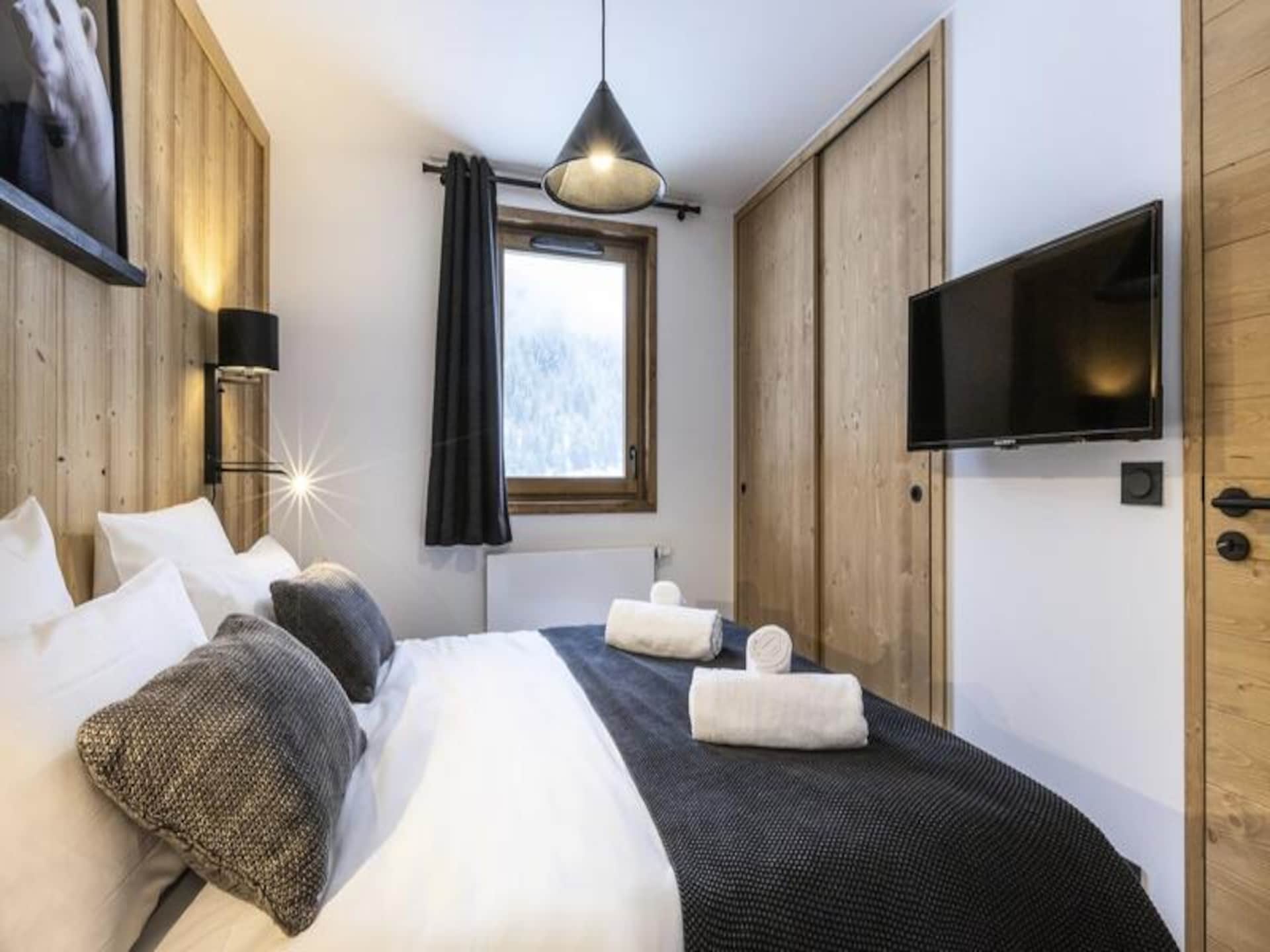 Ruim 6-persoons appartement in La Chapelle d'Abondance met uitzicht op de Alpen - foto 12