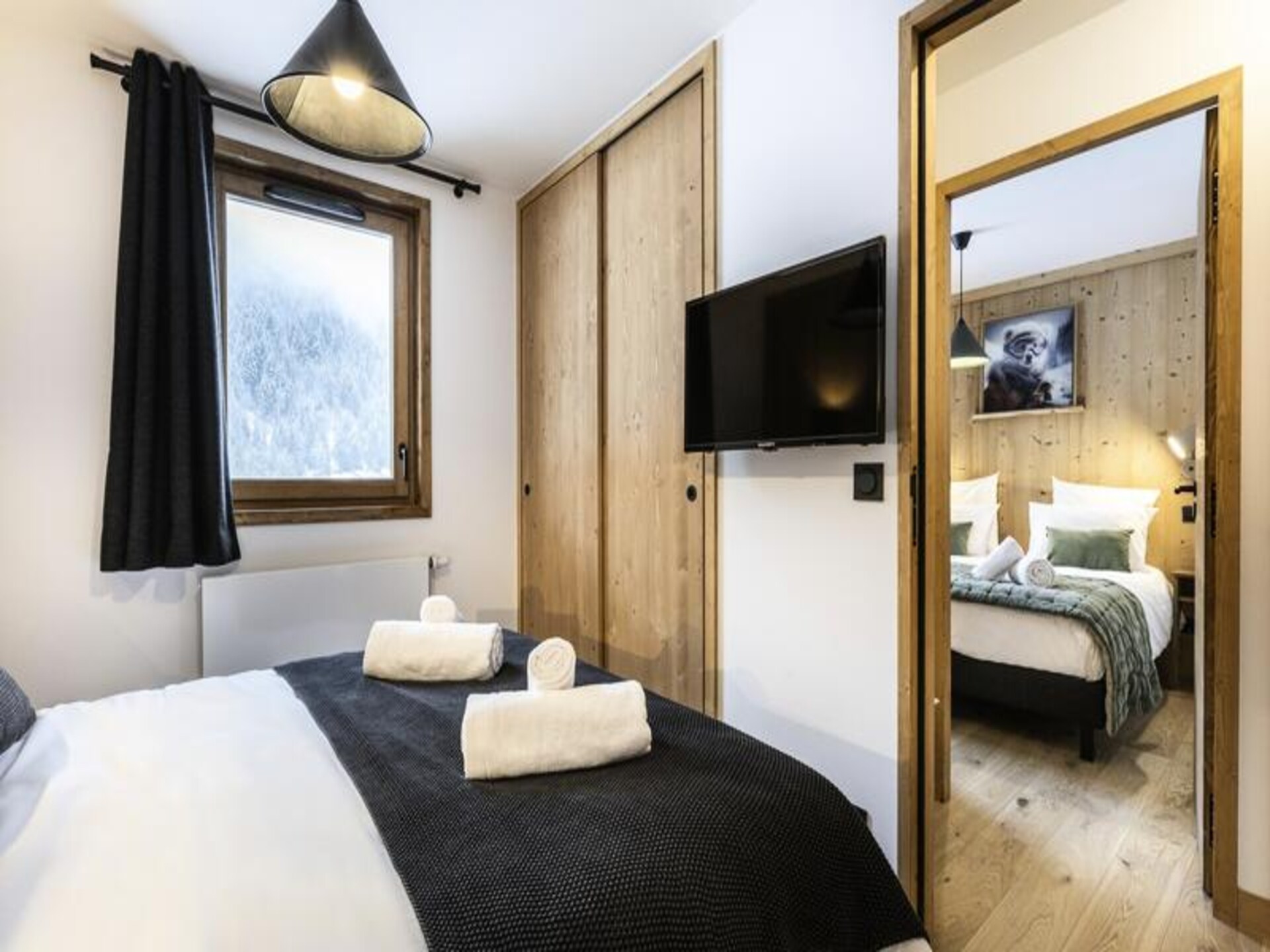 Ruim 6-persoons appartement in La Chapelle d'Abondance met uitzicht op de Alpen - foto 13