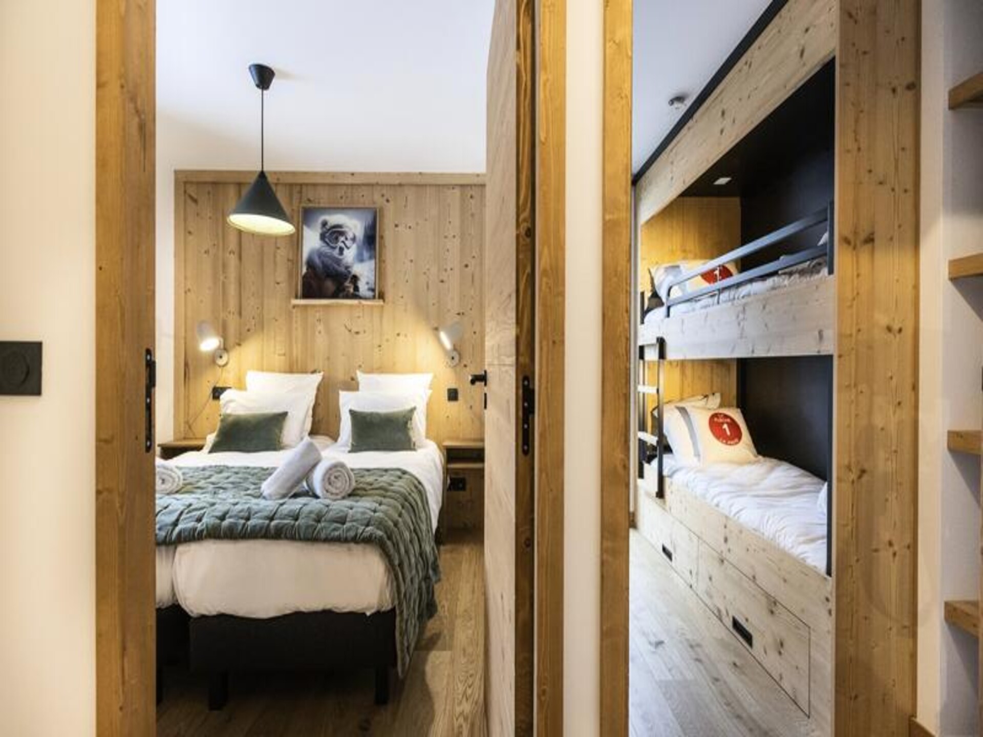 Ruim 6-persoons appartement in La Chapelle d'Abondance met uitzicht op de Alpen - foto 16