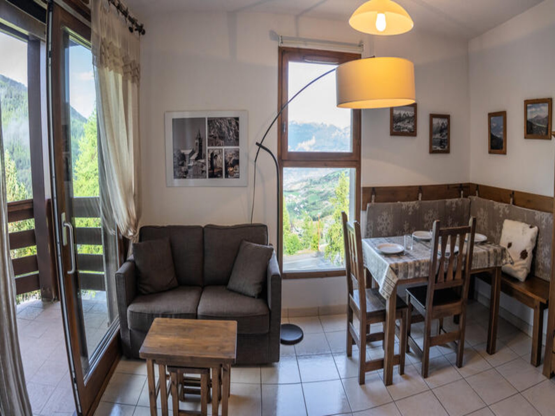 Zonnig appartement op 1550m met panoramisch uitzicht op het meer van Serre-Ponçon - foto 4