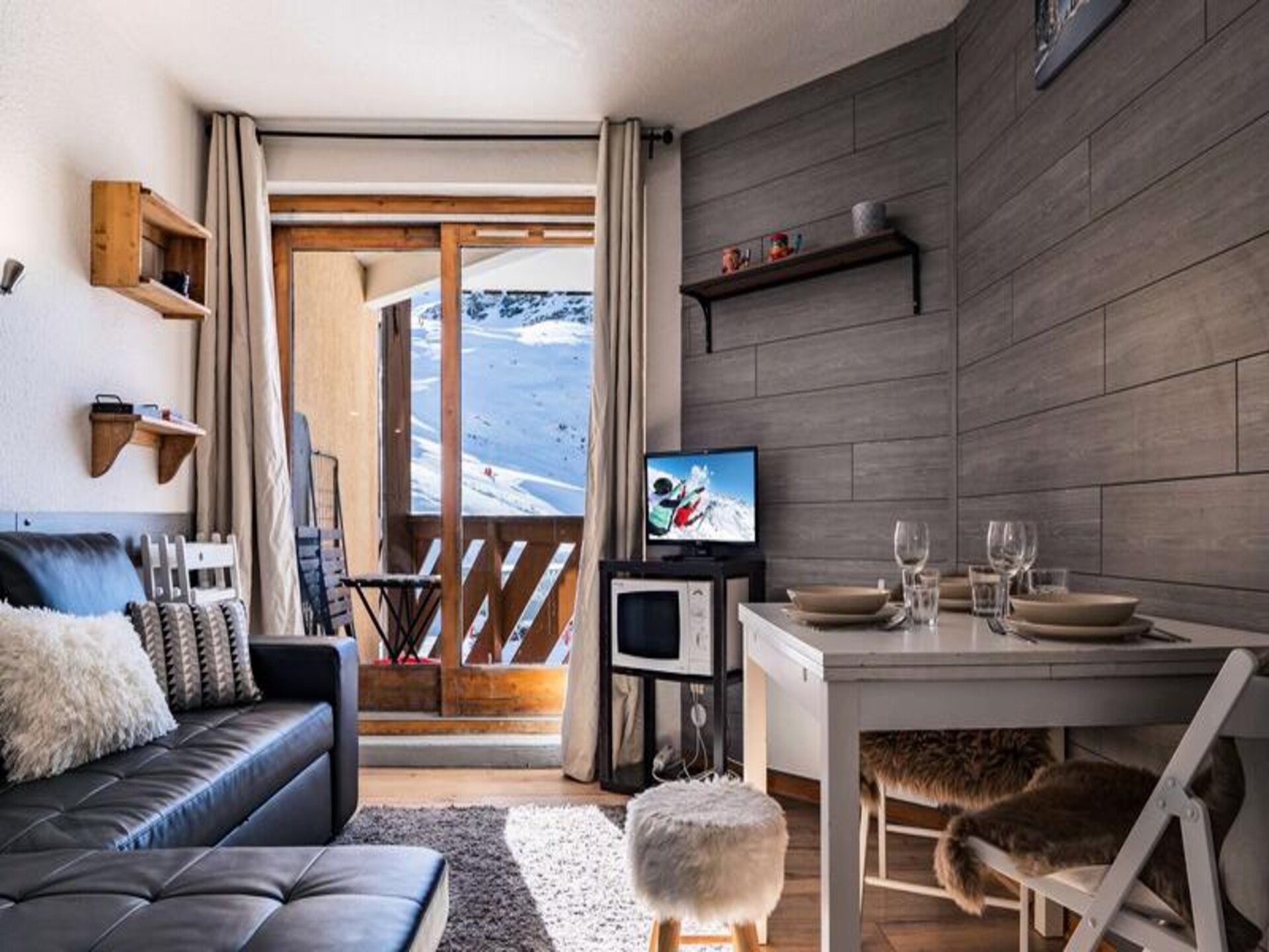 Appartement aan de piste in Val Thorens met panoramisch uitzicht - foto 3