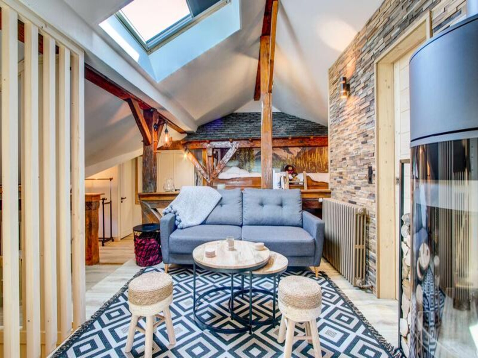Authentiek 6-persoons appartement met balkon en uitzicht op de pistes in Morzine - foto 9