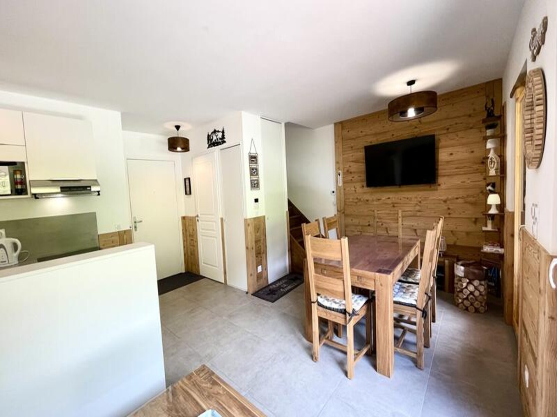 Duplex appartement op 1350m met uitzicht op de Mont Blanc, direct aan de piste - foto 5