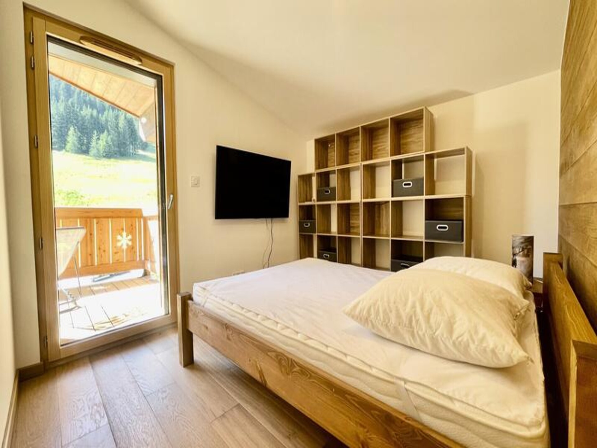 Duplex appartement op 1350m met uitzicht op de Mont Blanc, direct aan de piste - foto 10