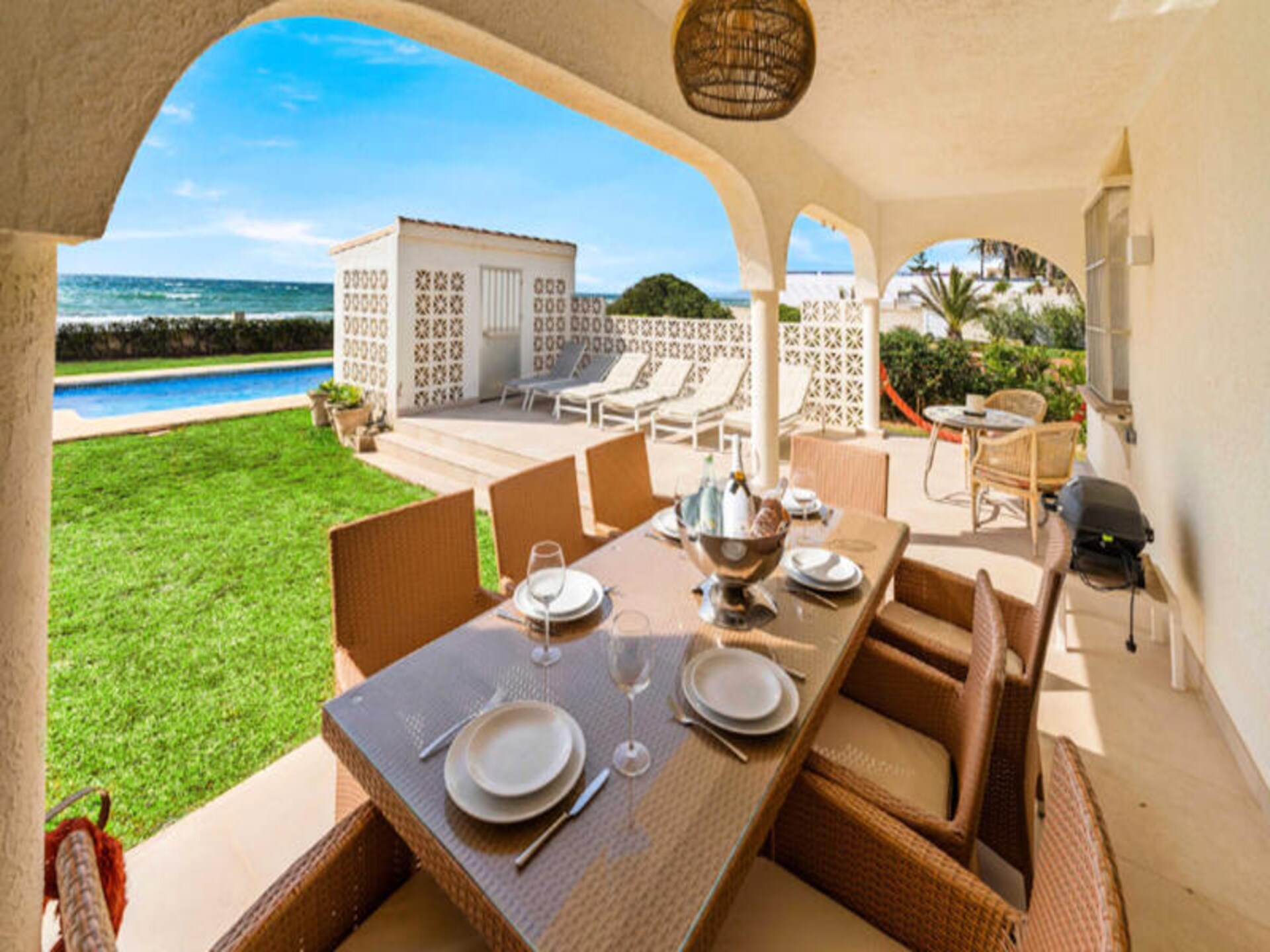 Strandappartement met panoramisch zeezicht tot aan Gibraltar - foto 5