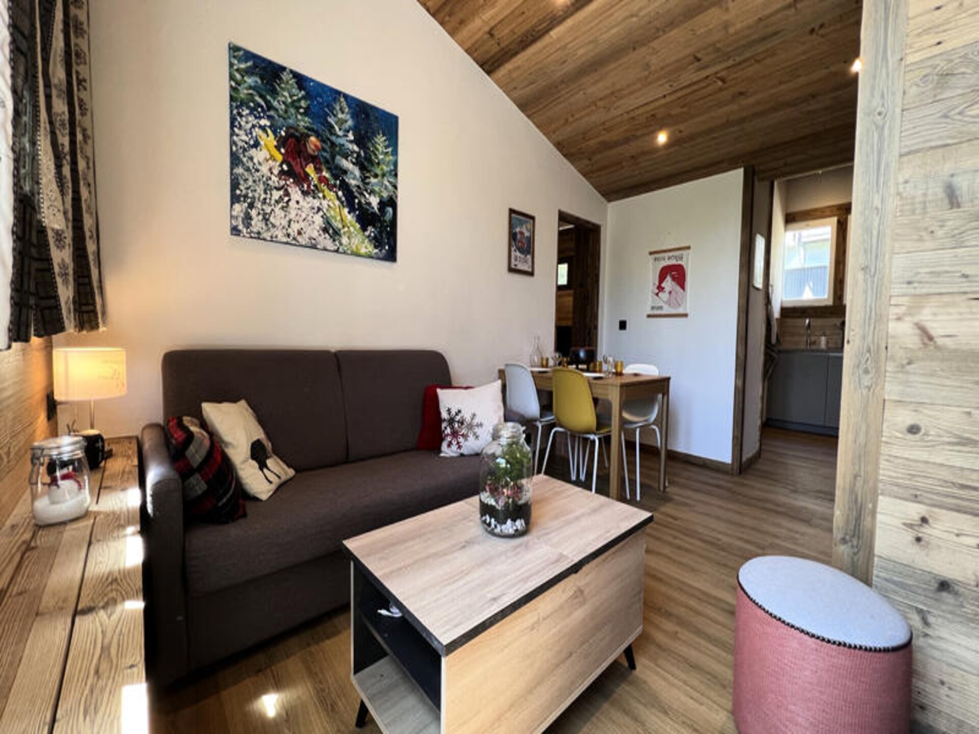 Duplex appartement in La Clusaz met panoramisch uitzicht op de Aravis - foto 2