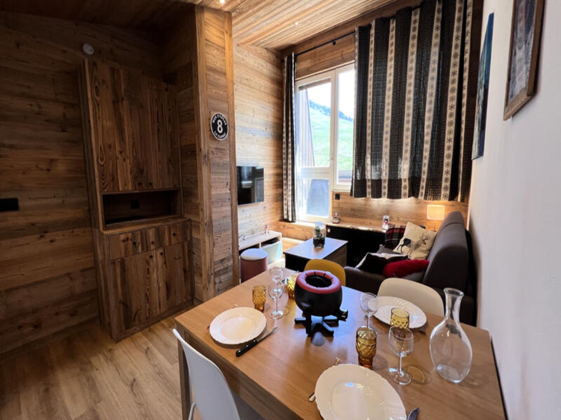 Duplex appartement in La Clusaz met panoramisch uitzicht op de Aravis - foto 4