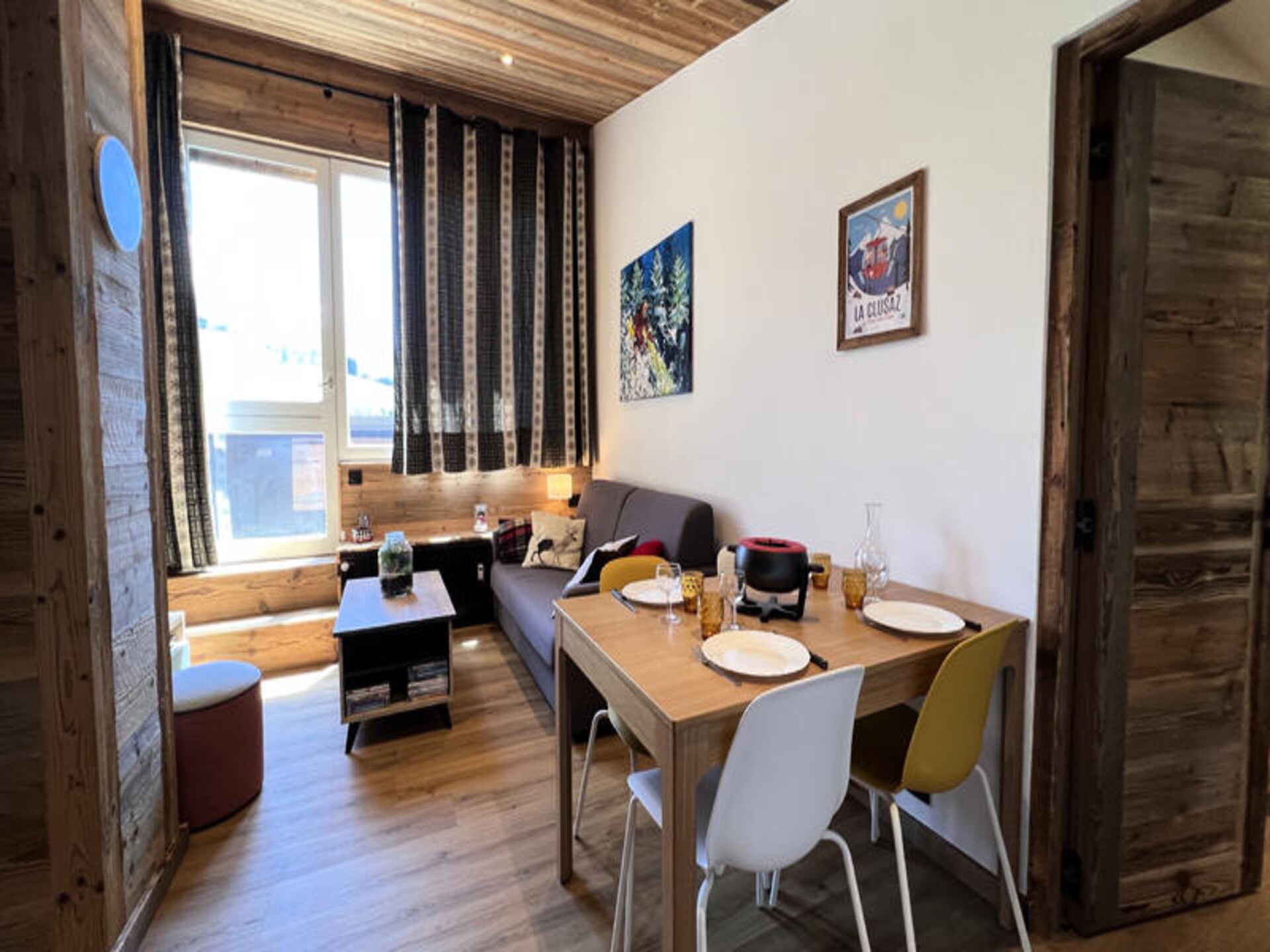 Duplex appartement in La Clusaz met panoramisch uitzicht op de Aravis - foto 11
