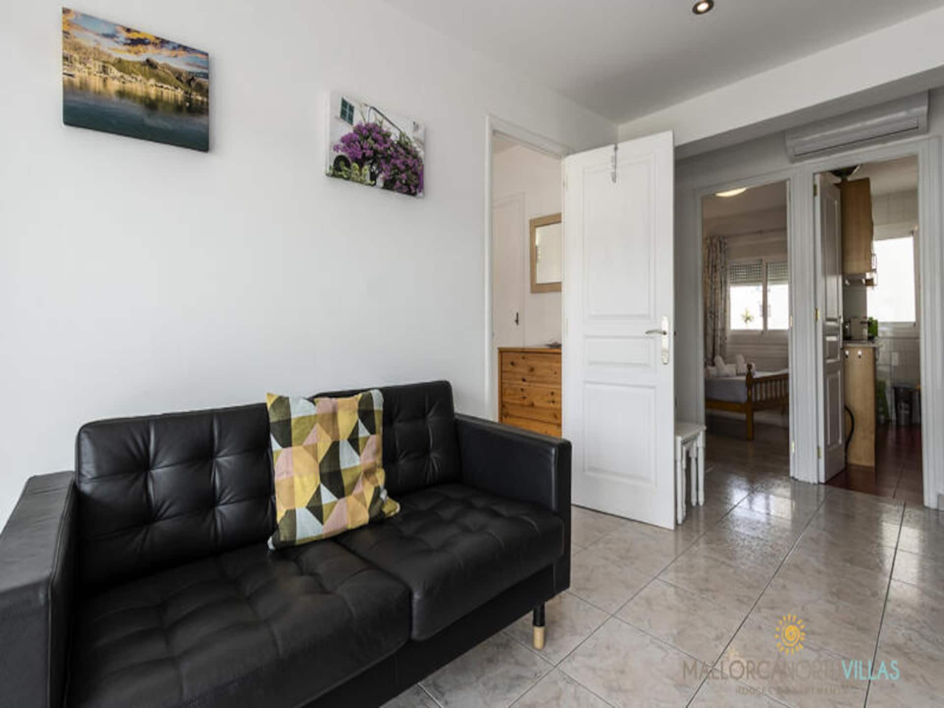 Licht appartement in Puerto de Pollensa, 1 minuut van het strand - foto 7