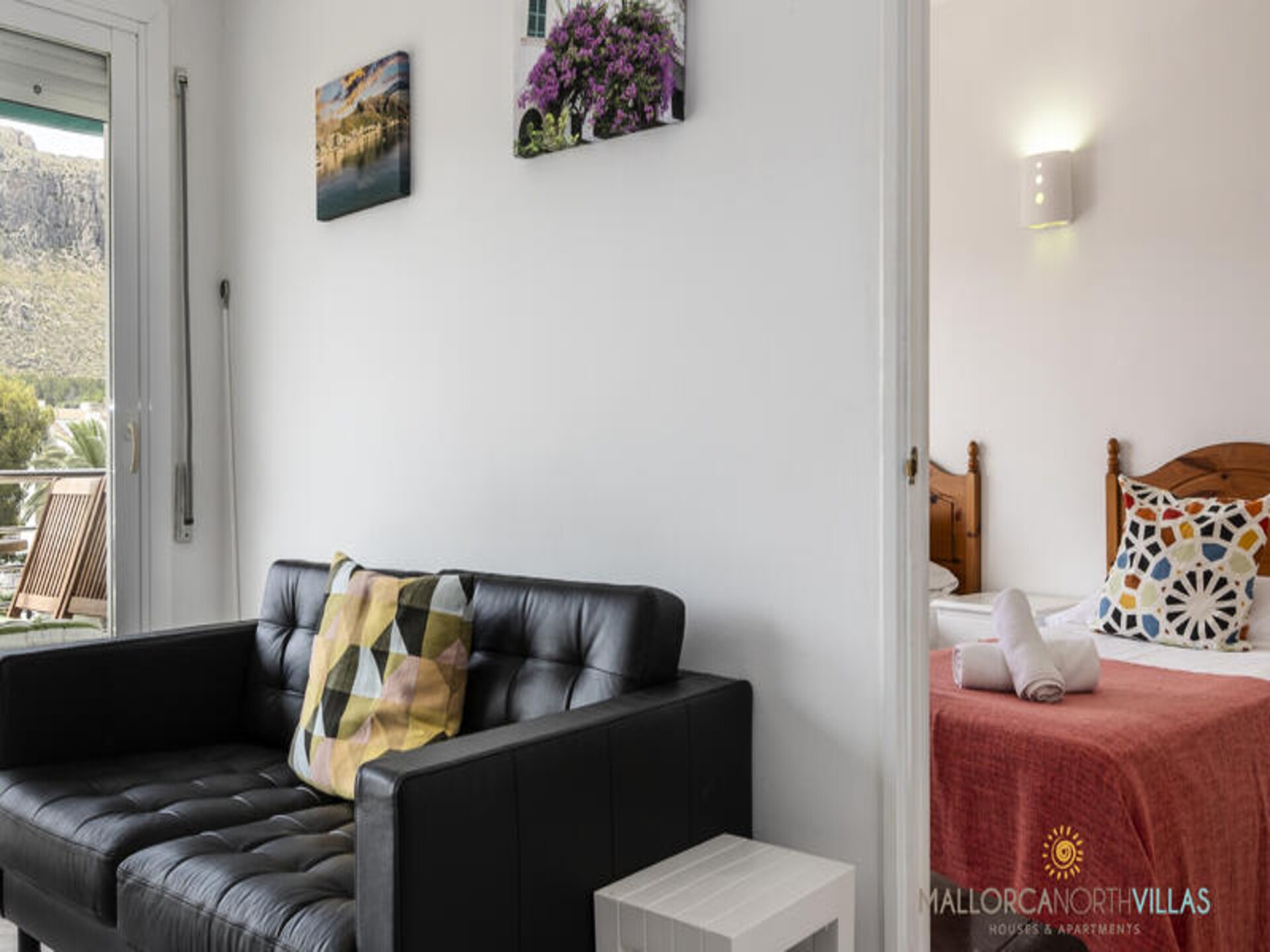 Licht appartement in Puerto de Pollensa, 1 minuut van het strand - foto 11