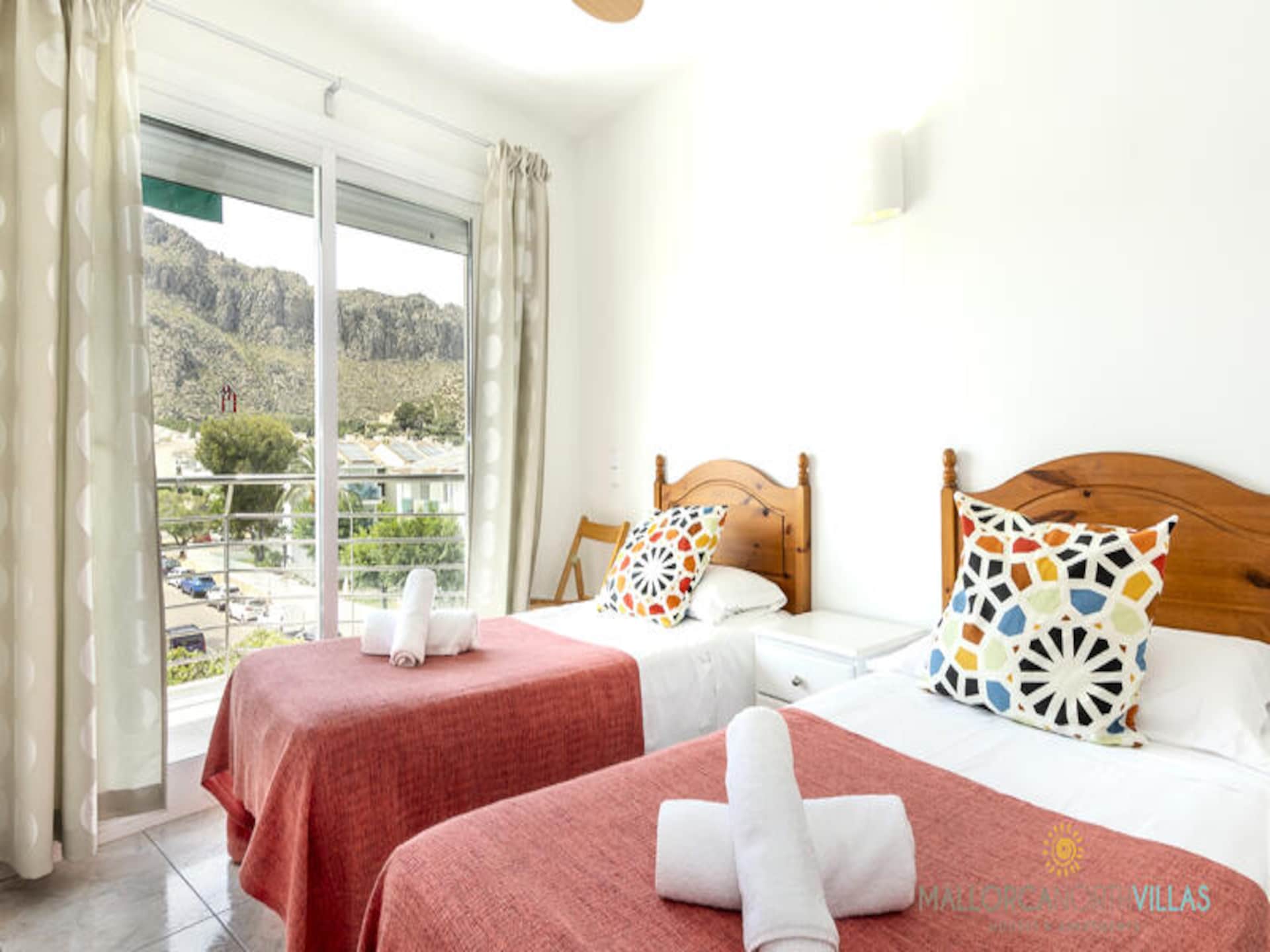 Licht appartement in Puerto de Pollensa, 1 minuut van het strand - foto 12