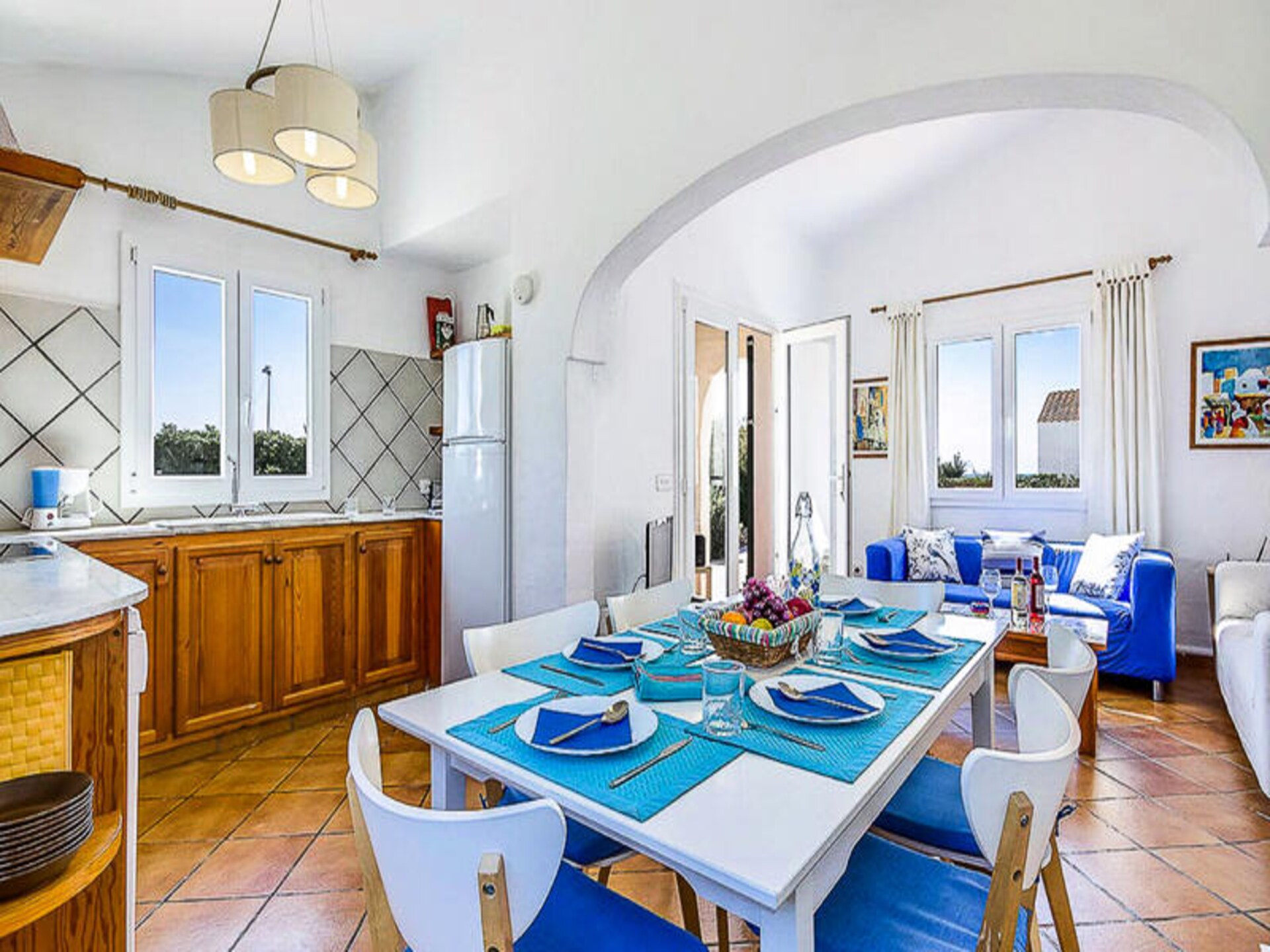 Privézwembad en zeezicht in appartement Maison à Cap d'Artruix - foto 12