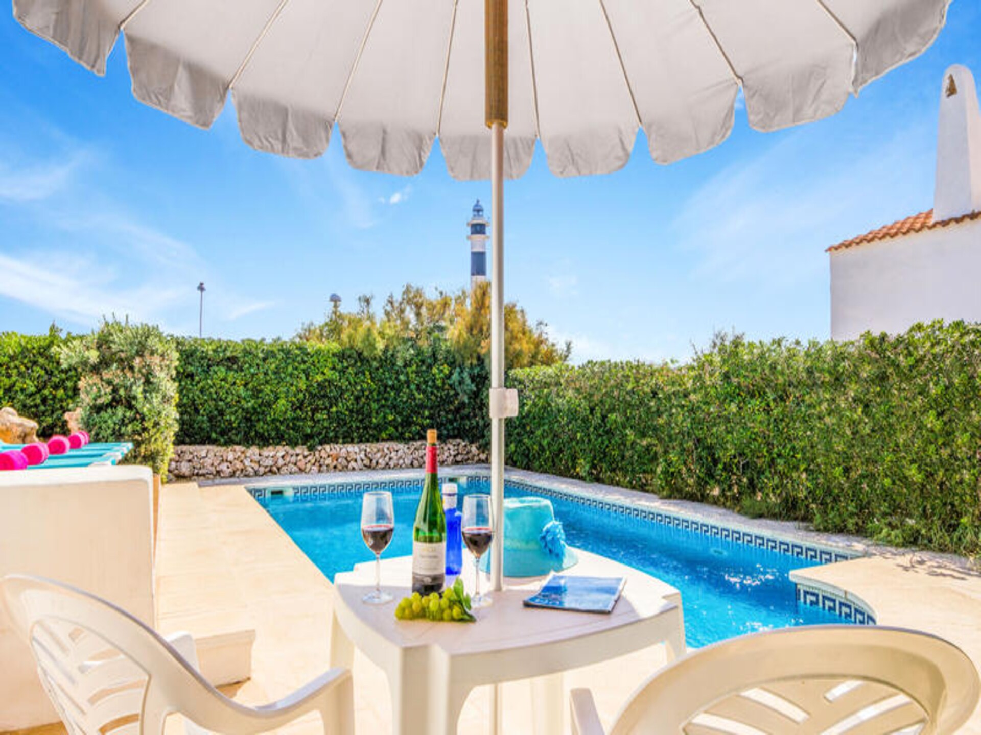 Privézwembad en zeezicht in appartement Maison à Cap d'Artruix - foto 15