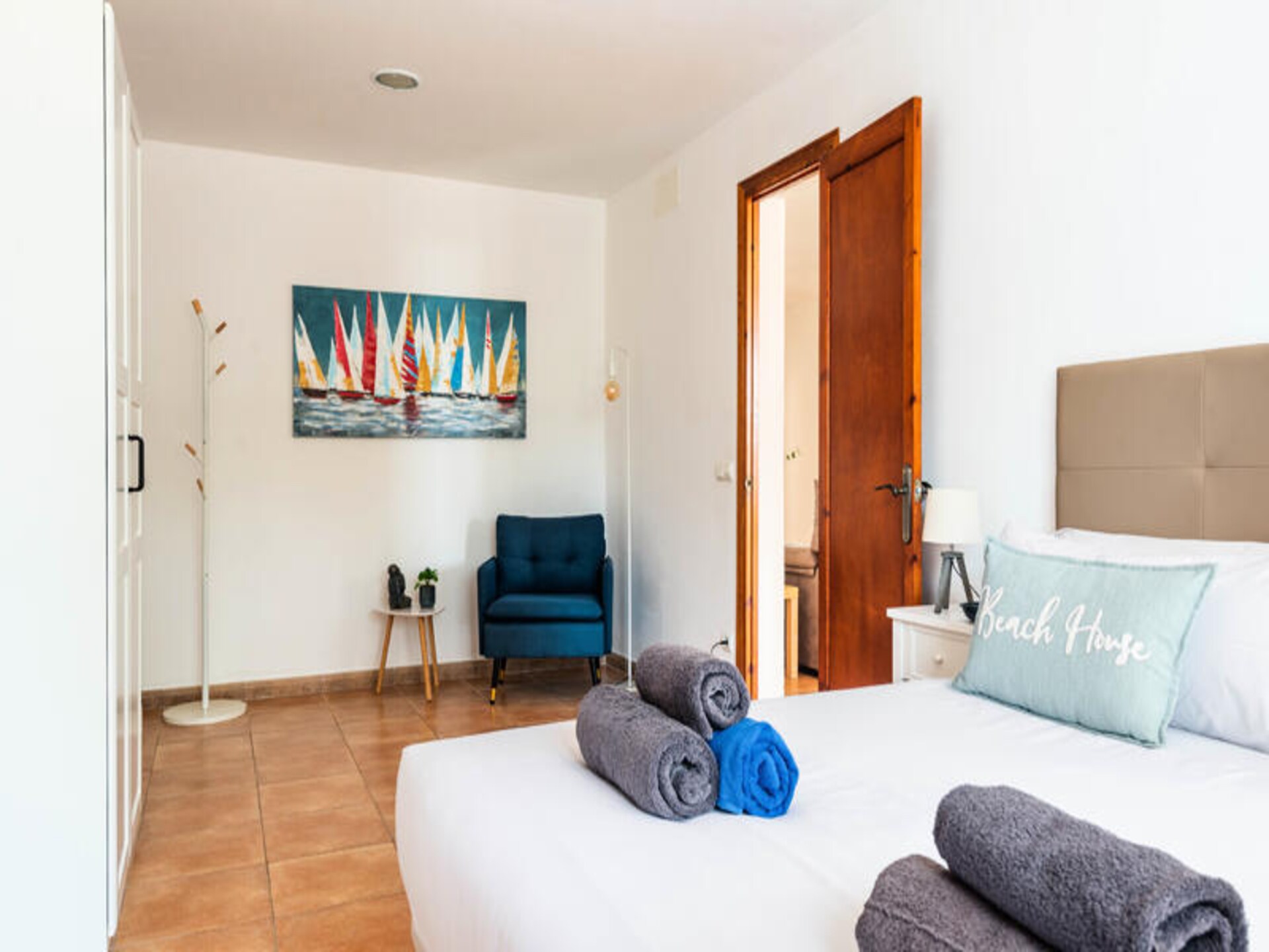 Ruim appartement voor 7 personen met tuin in Cala Blanca, Ciutadella - foto 15