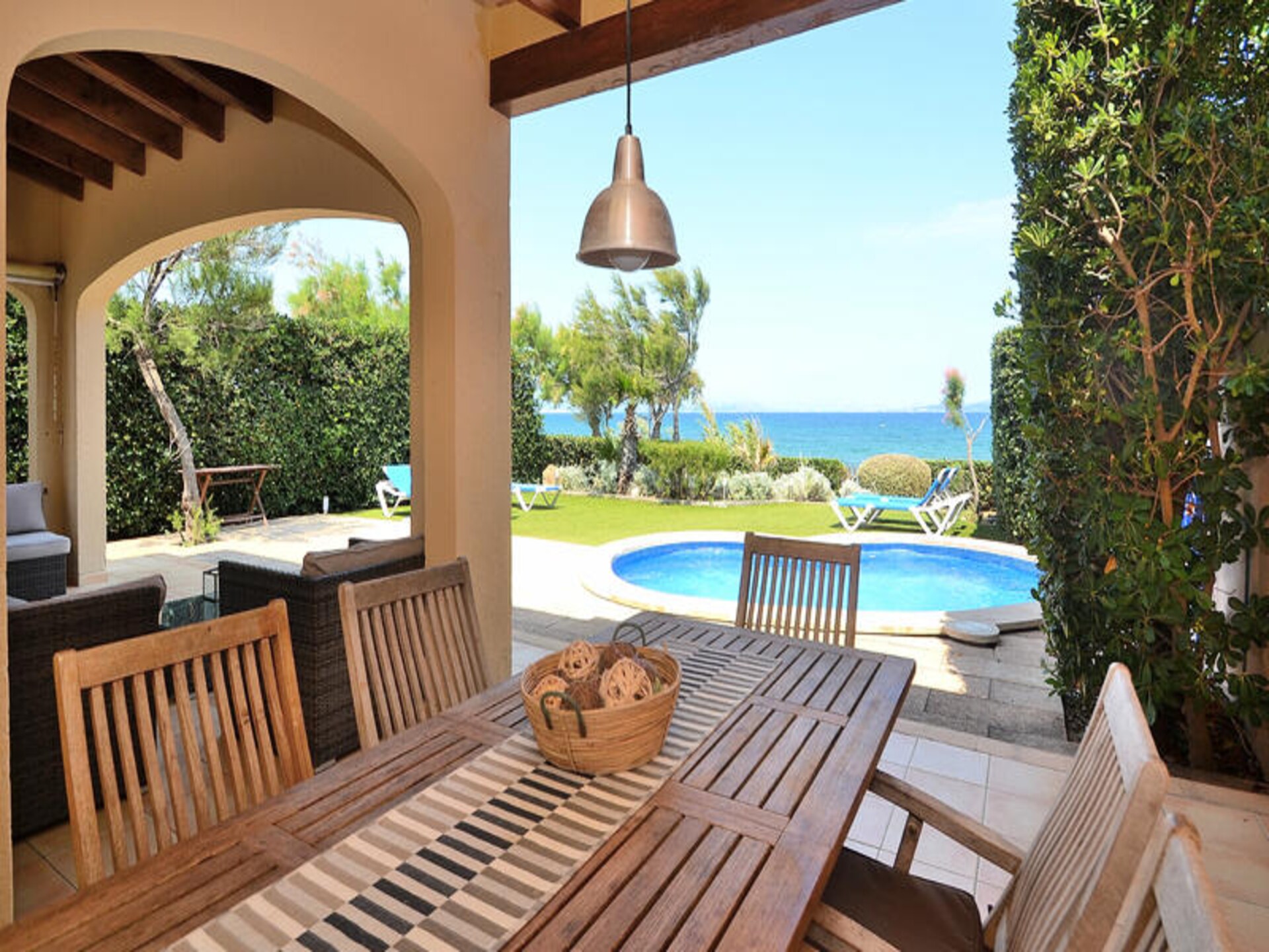 Direct aan zee: ruime vakantiewoning voor 6 in Colonia de Sant Pere - foto 4
