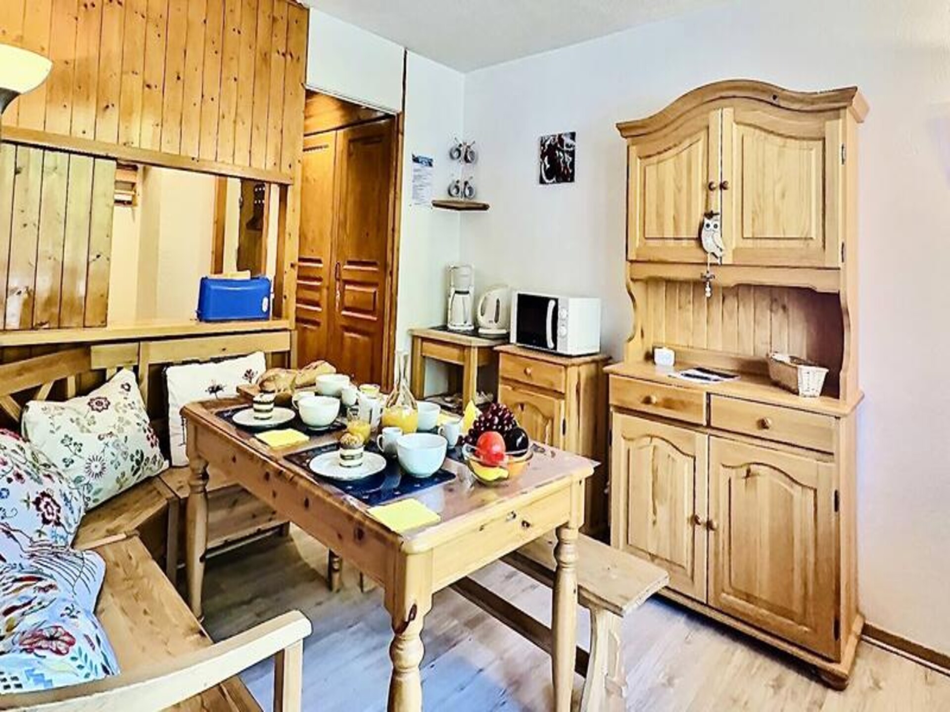Appartement 6 pers. in Val d'Isère, direct aan de hoofdstraat met balkon op het westen - foto 3