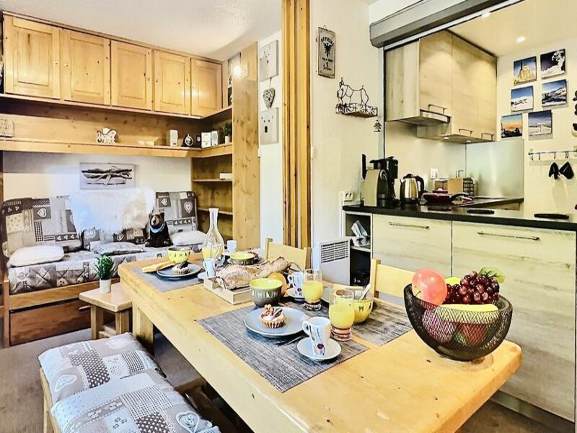 Appartement 6 pers. op zuiden met balkon in het hart van Val d'Isère - foto 5