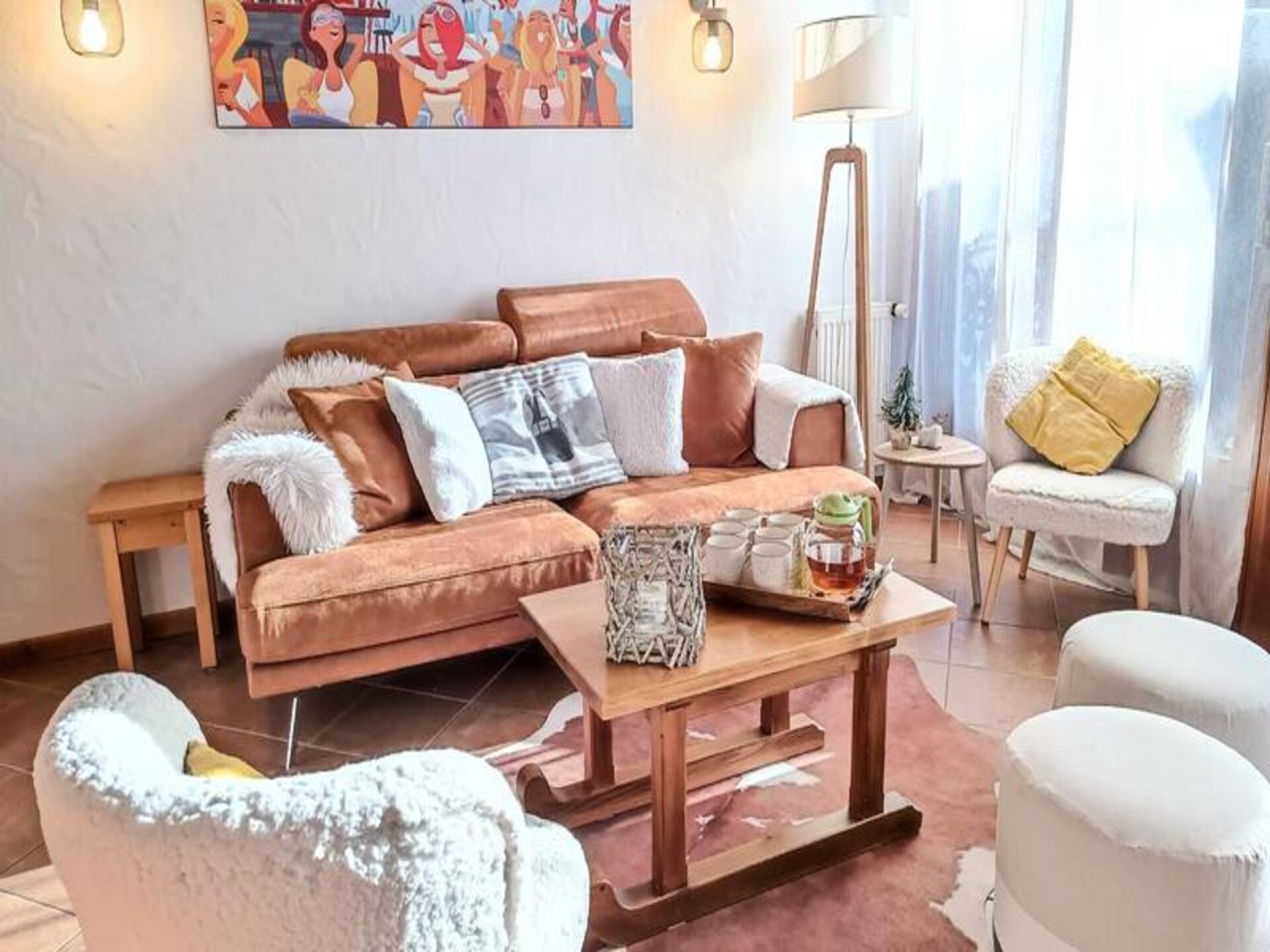 Chaletappartement 6p met Mont Blanc uitzicht in Saint-Gervais-les-Bains - foto 5
