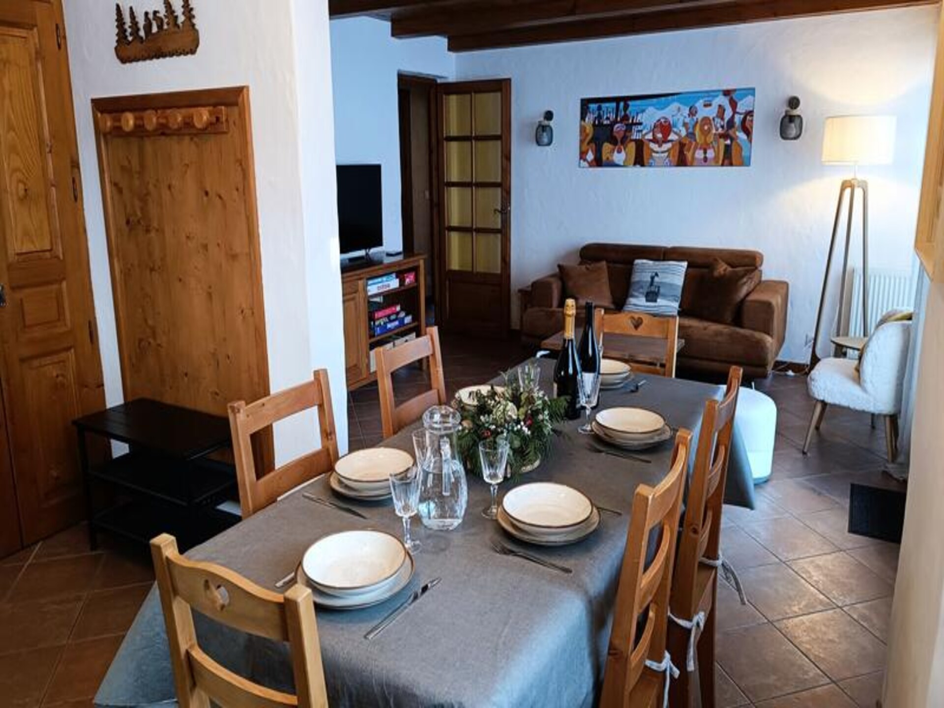 Chaletappartement 6p met Mont Blanc uitzicht in Saint-Gervais-les-Bains - foto 7