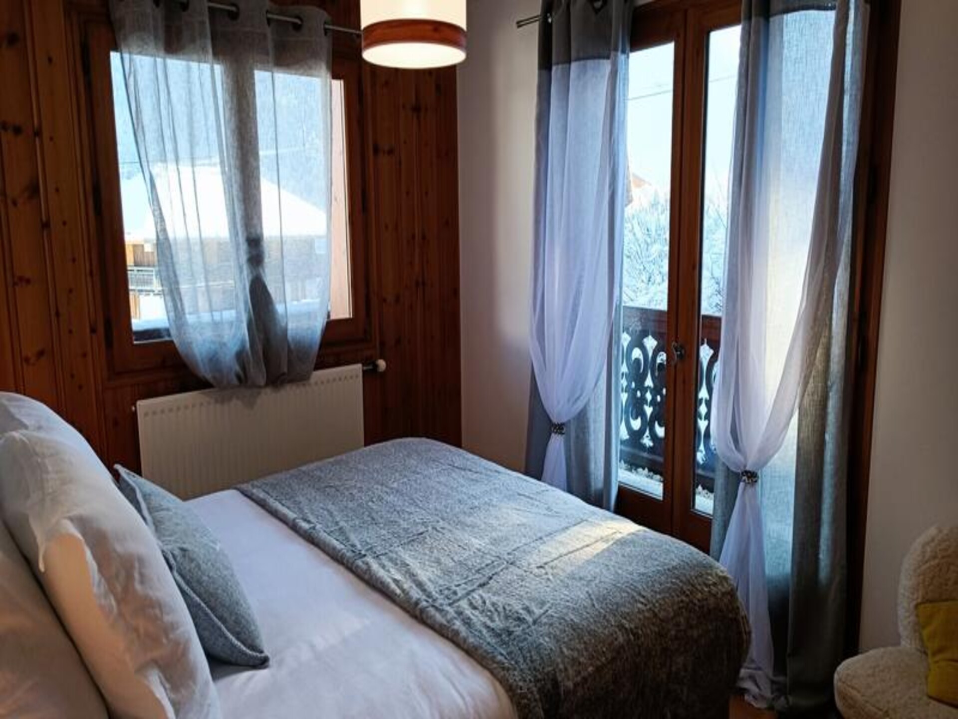 Chaletappartement 6p met Mont Blanc uitzicht in Saint-Gervais-les-Bains - foto 9