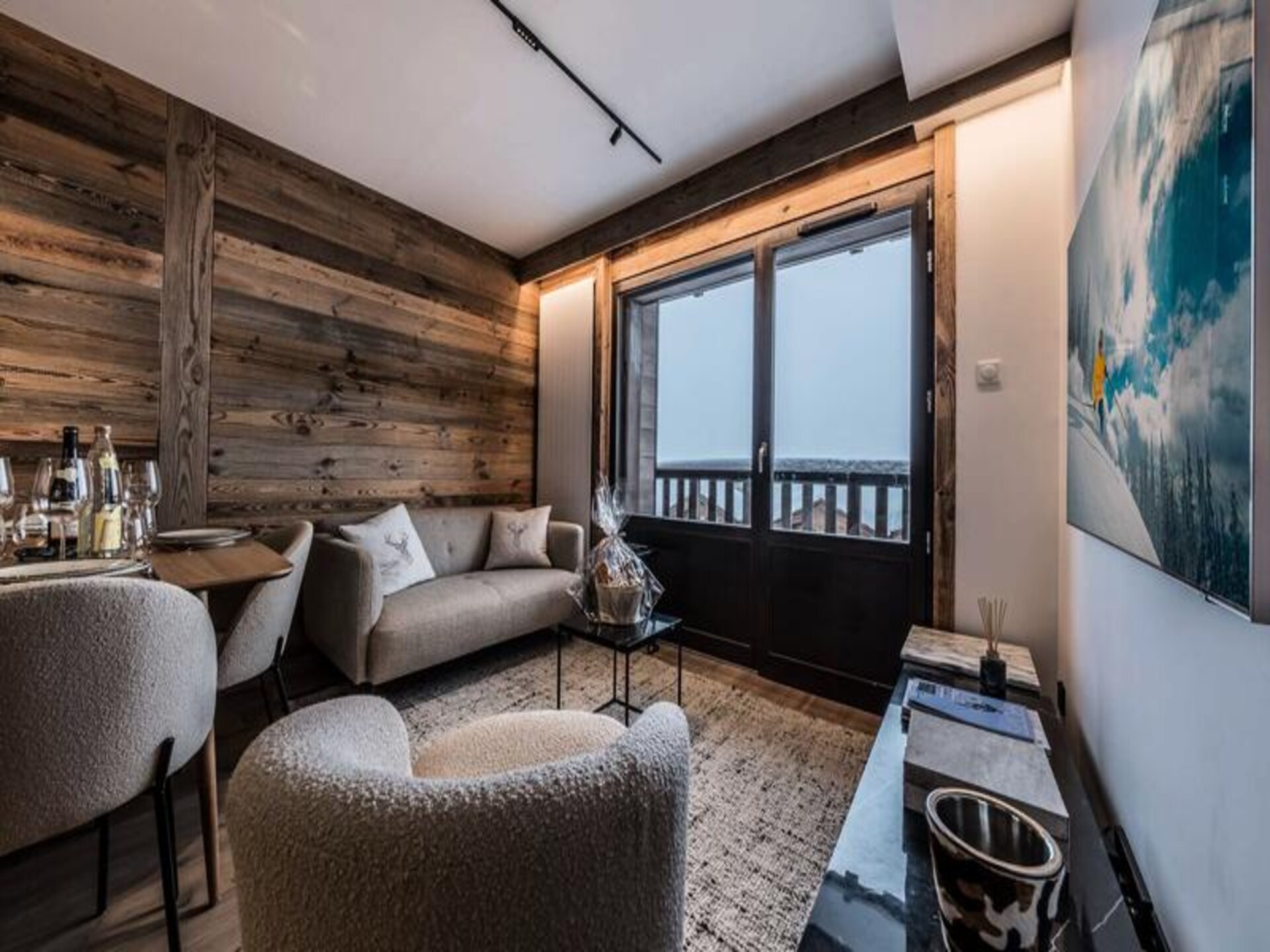 Ski-in/ski-out appartement met panoramisch uitzicht in Courchevel 1850 - foto 8