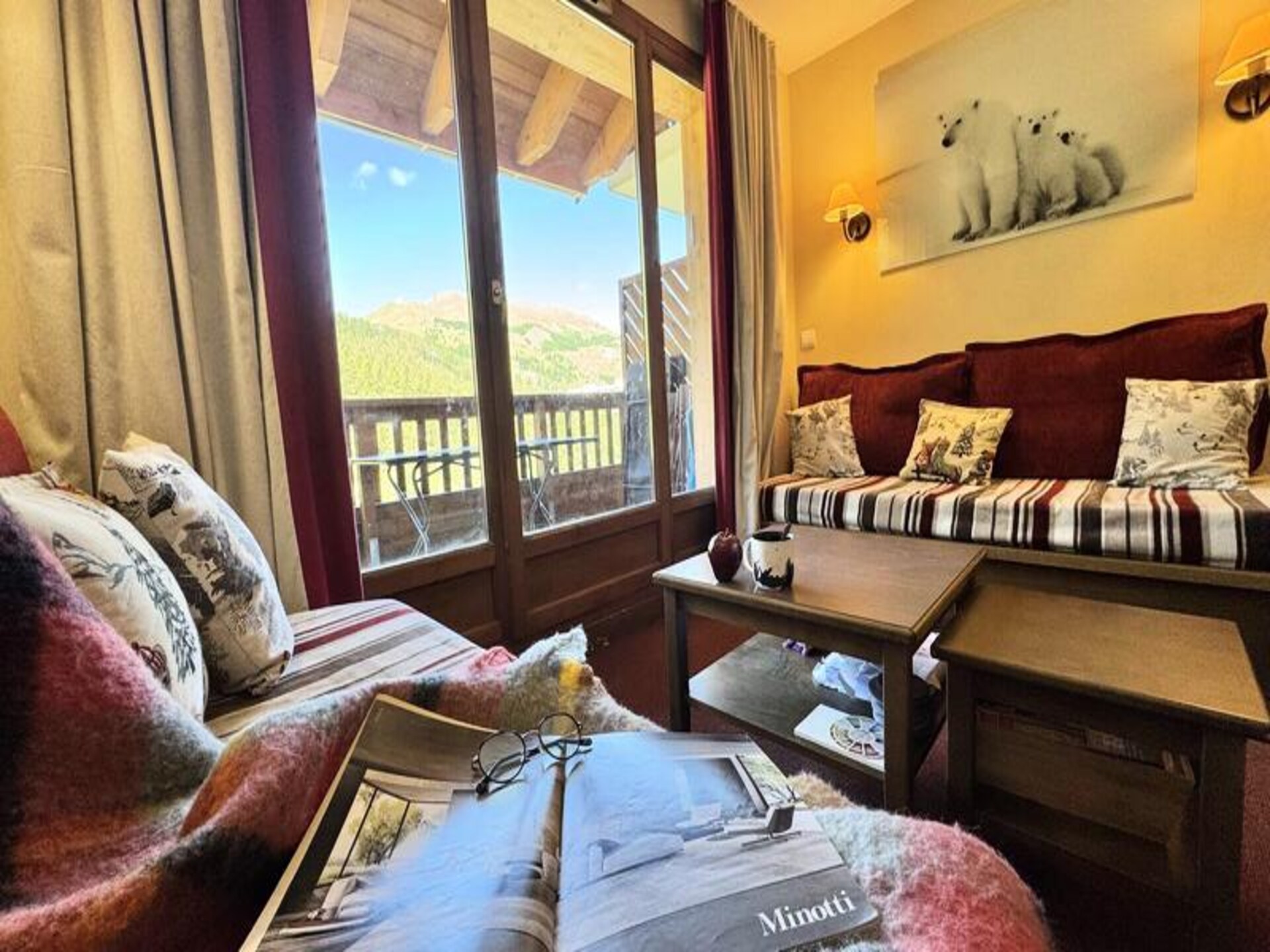 Duplexappartement Vars met ski-in/ski-out, terras en zwembad voor 8 personen - foto 12