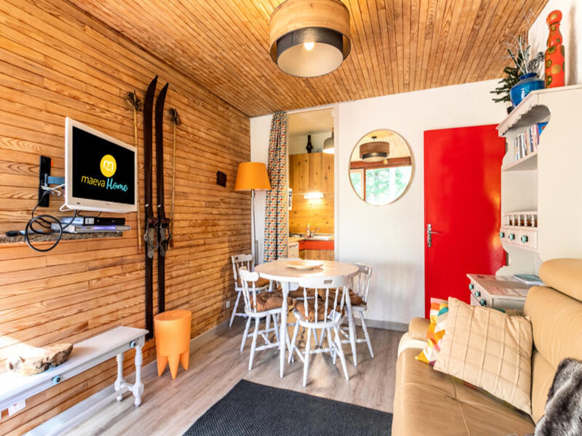 Knus appartement in Vars op 50m van de piste met balkon en boszicht - foto 3