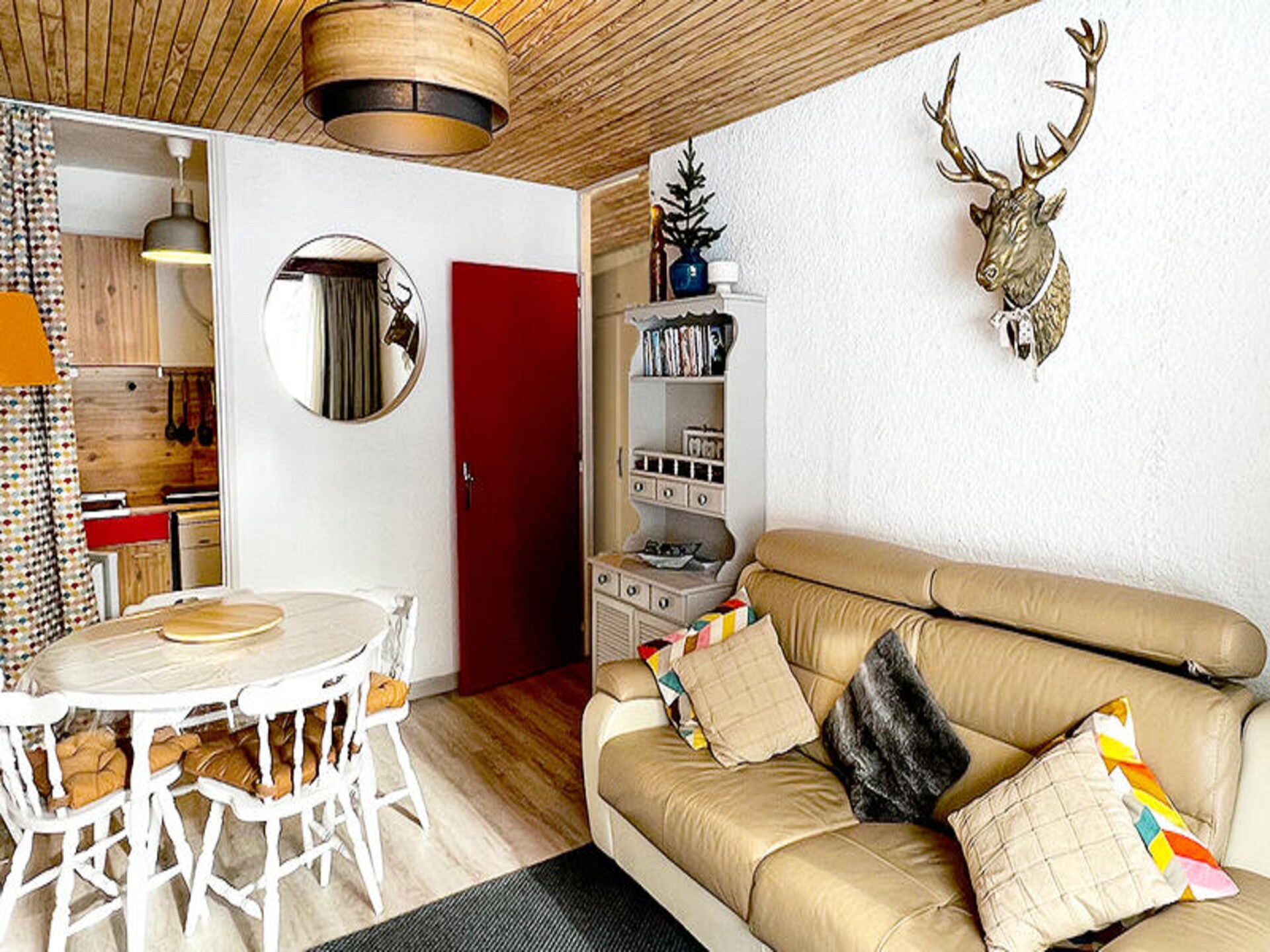 Knus appartement in Vars op 50m van de piste met balkon en boszicht - foto 5