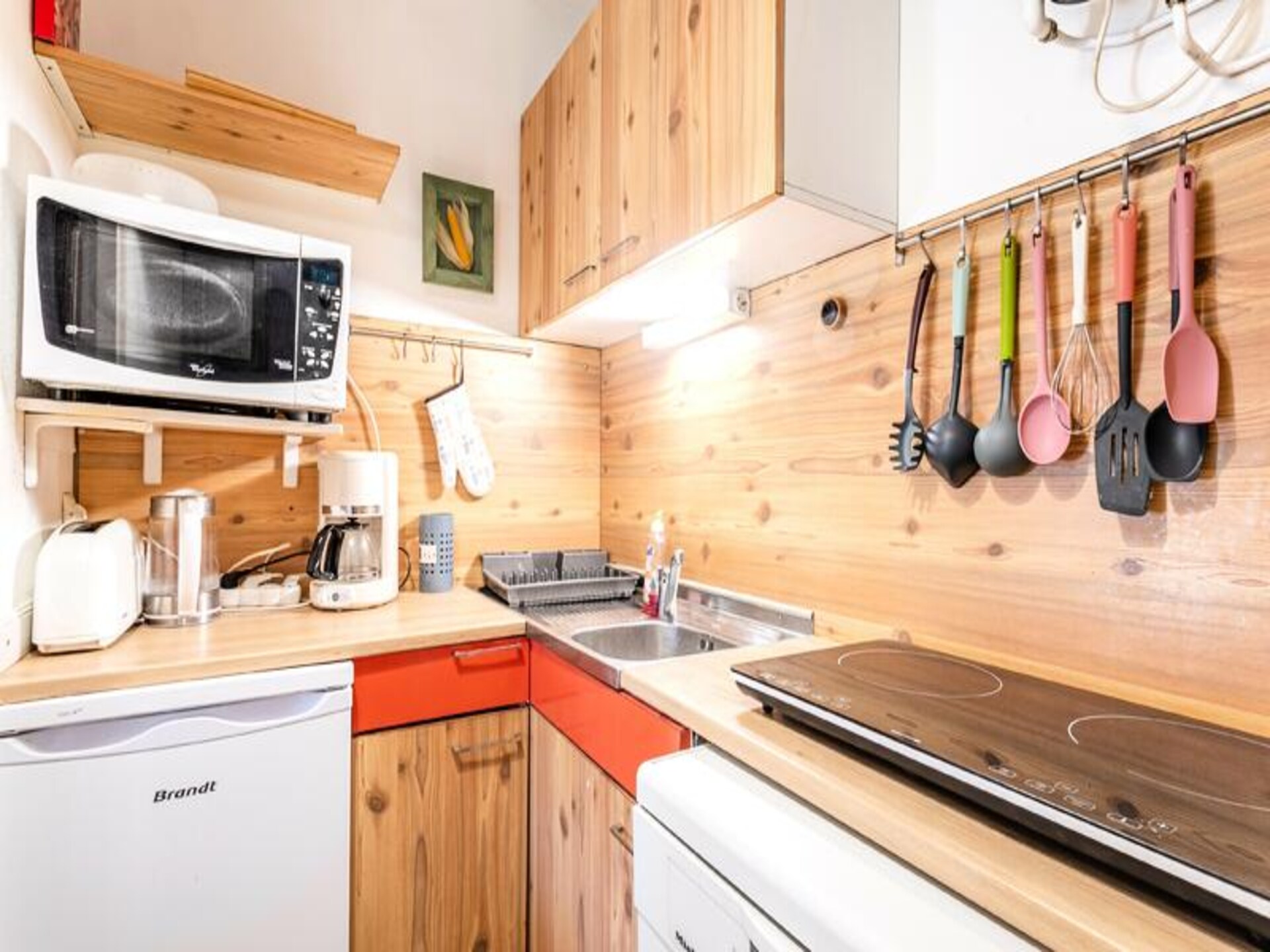 Knus appartement in Vars op 50m van de piste met balkon en boszicht - foto 6