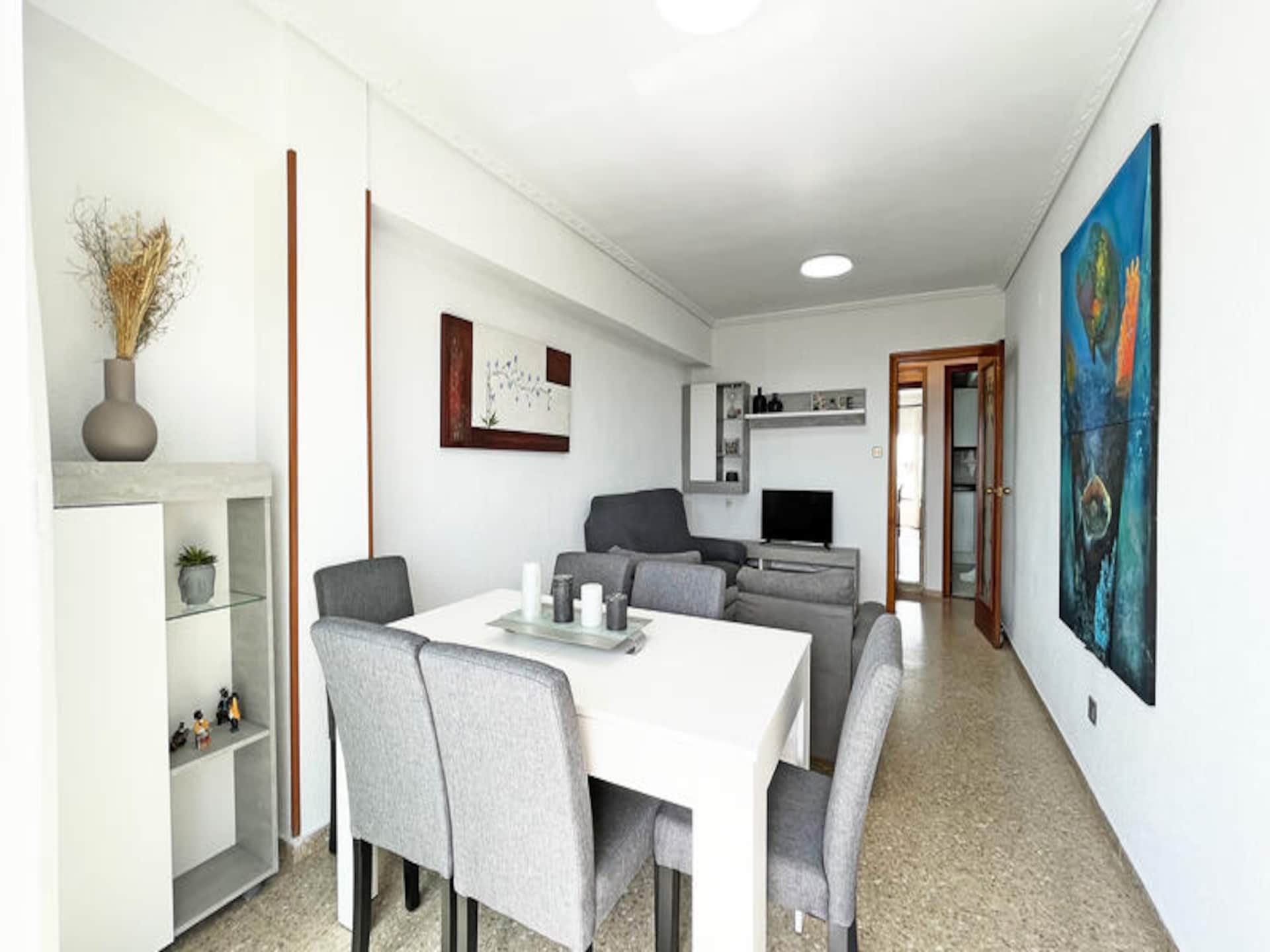 Appartement aan zee in Canet d'En Berenguer met panoramisch uitzicht op 20 meter van strand - foto 5