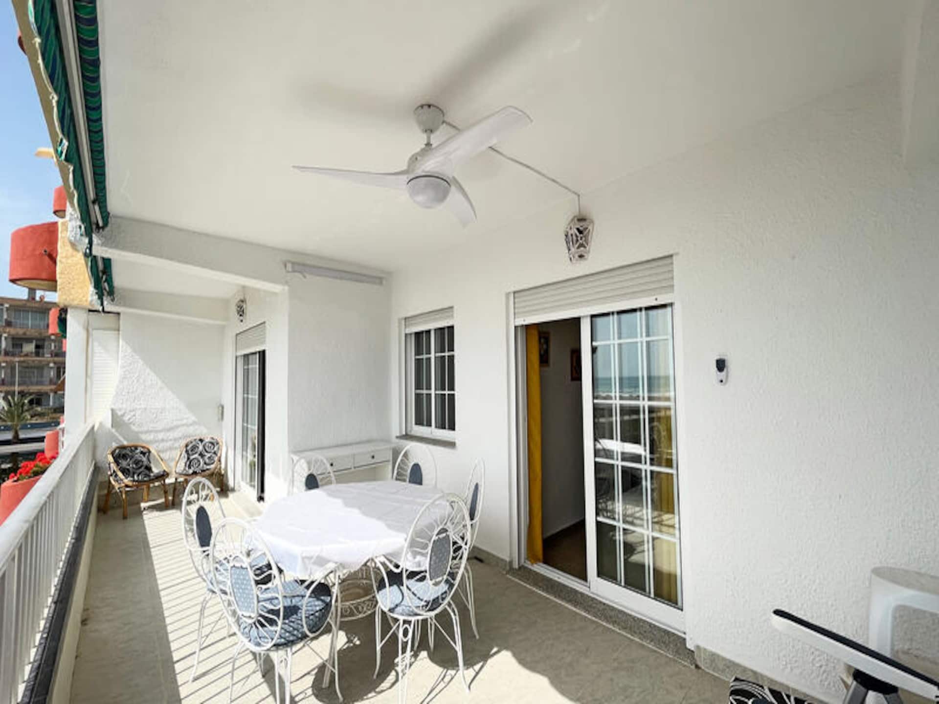 Appartement aan zee in Canet d'En Berenguer met panoramisch uitzicht op 20 meter van strand - foto 7