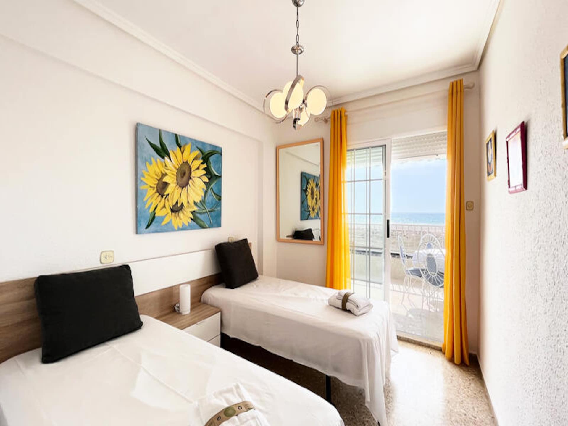 Appartement aan zee in Canet d'En Berenguer met panoramisch uitzicht op 20 meter van strand - foto 12