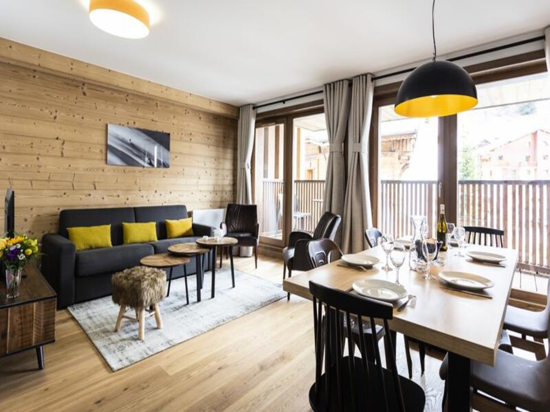 Ski-in/ski-out appartement voor 6 personen direct aan de piste in La Plagne 1800 - foto 5