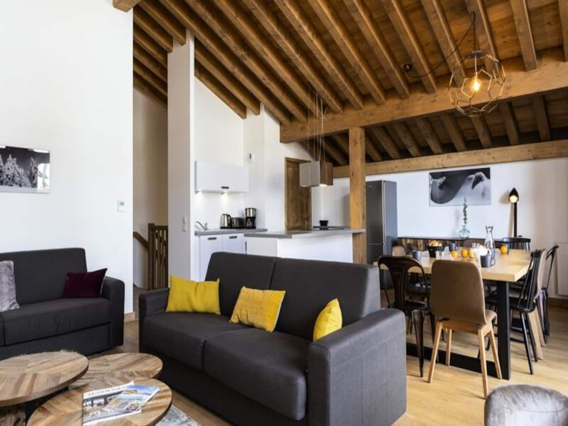 Ski-in/ski-out appartement voor 8 personen in La Plagne 1800 - foto 7