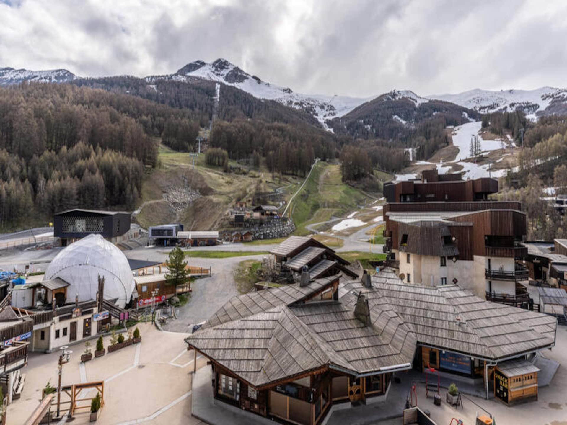 Knusse studio op 100m van de piste met uitzicht op de vallei in Les Orres 1650 - foto 12