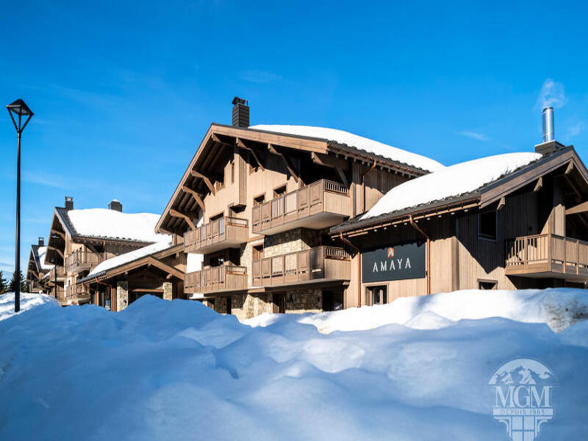 Appartement op de piste in Les Saisies met zwembad, spa en balkon - foto 2