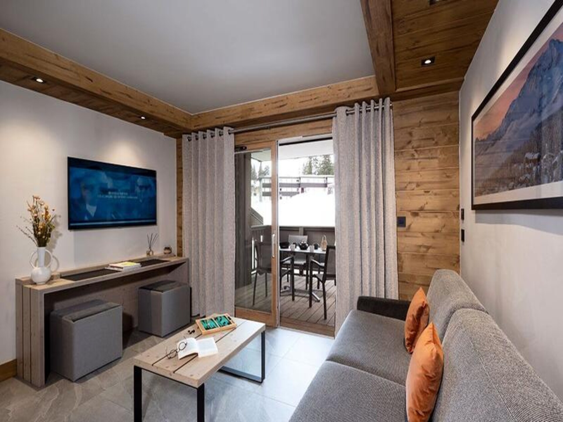 Luxe appartement voor 6 personen aan de piste in Les Saisies - foto 14