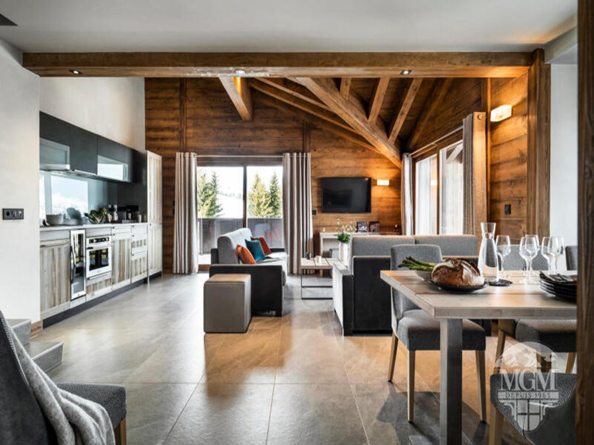 Luxe appartement voor 6 personen aan de piste in Les Saisies - foto 15
