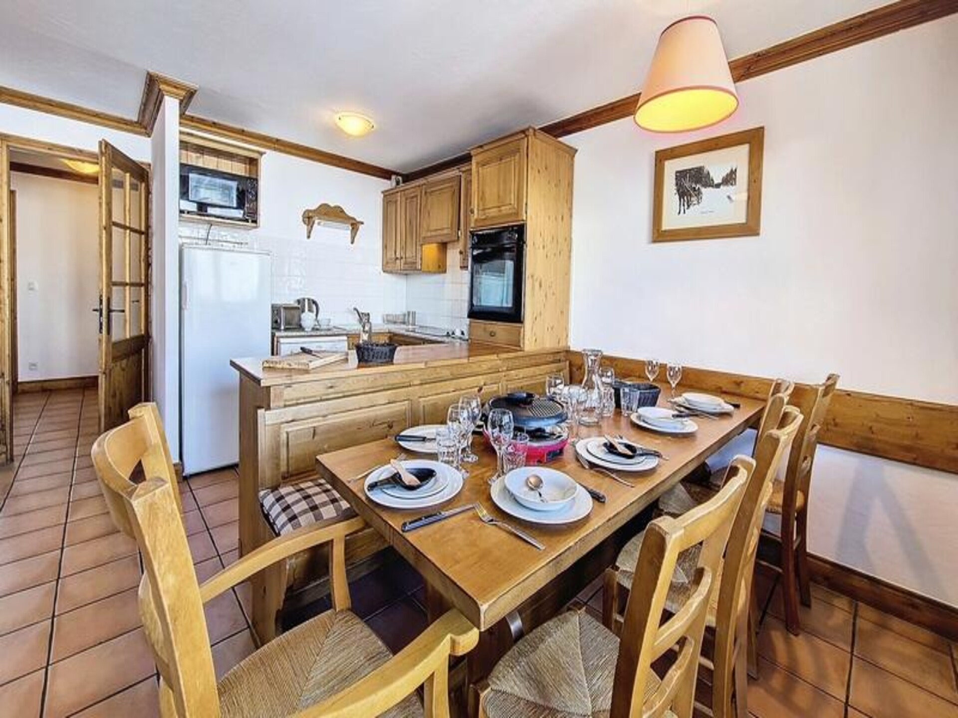 Duplexappartement direct aan de piste in Les Belleville voor 8 personen - foto 7