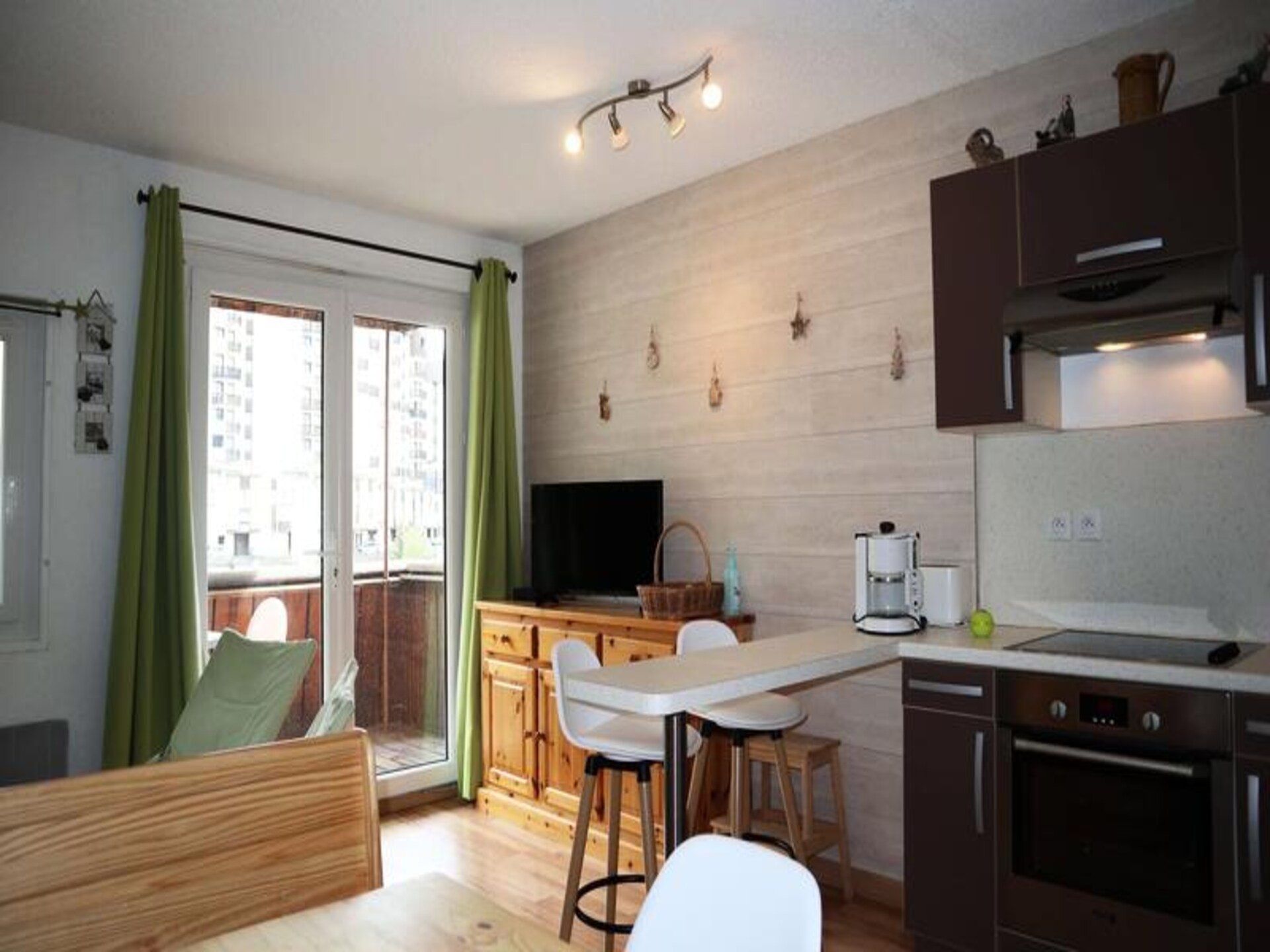 Ski-in/ski-out appartement met zuidbalkon en uitzicht op de pistes in Les Orres - foto 1