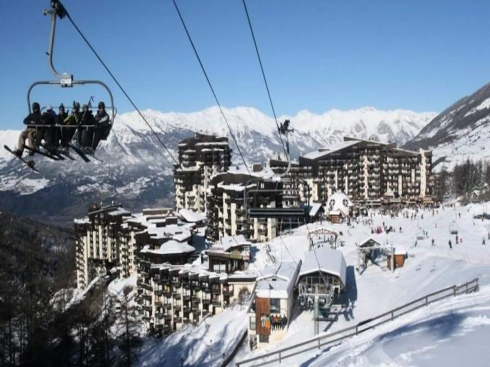 Zonnig ski-in/ski-out appartement in Les Orres met panoramisch uitzicht - foto 14