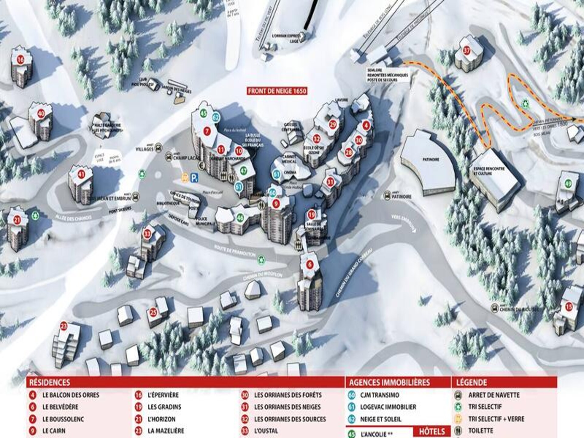 Appartement 8p met balkon en valleizicht, direct aan de piste in Les Orres - foto 15