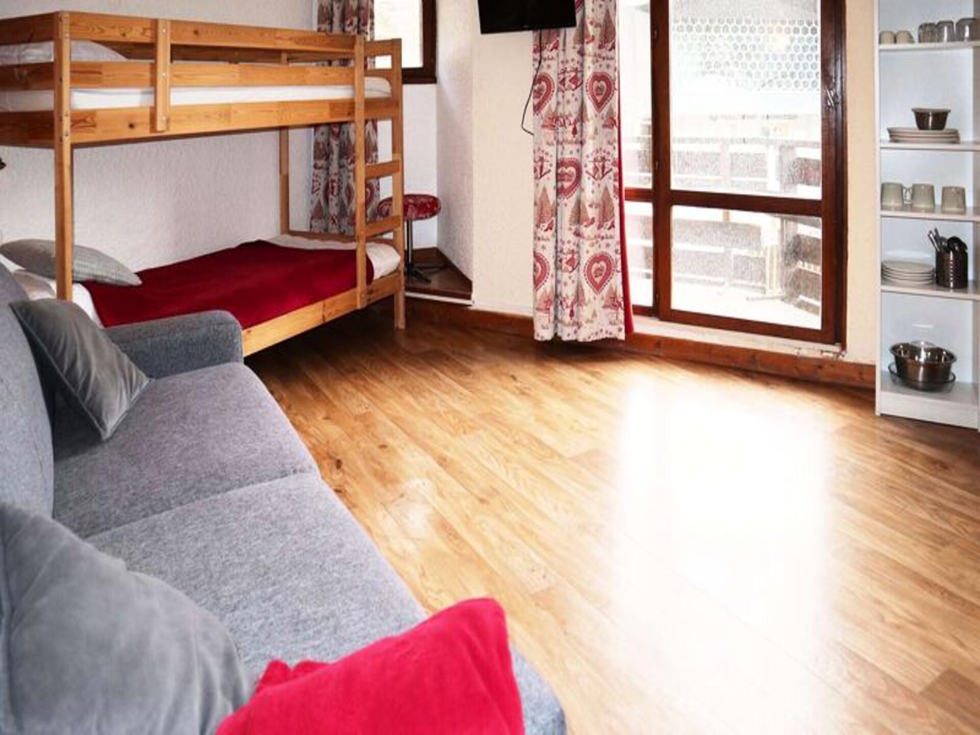 Studio aan de piste in Les Orres 1650 met zonnig balkon op het zuiden - foto 3