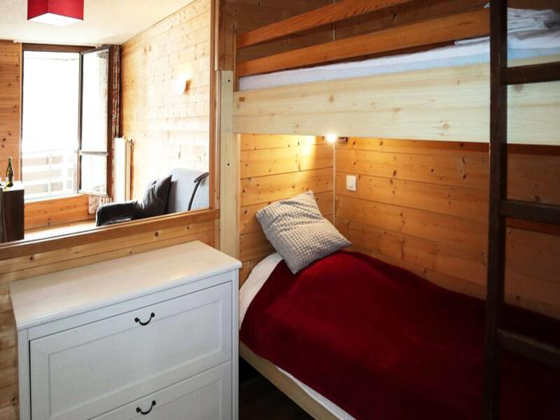 Studio op de piste in Les Orres 1650 met zuidbalkon voor 4 personen - foto 4