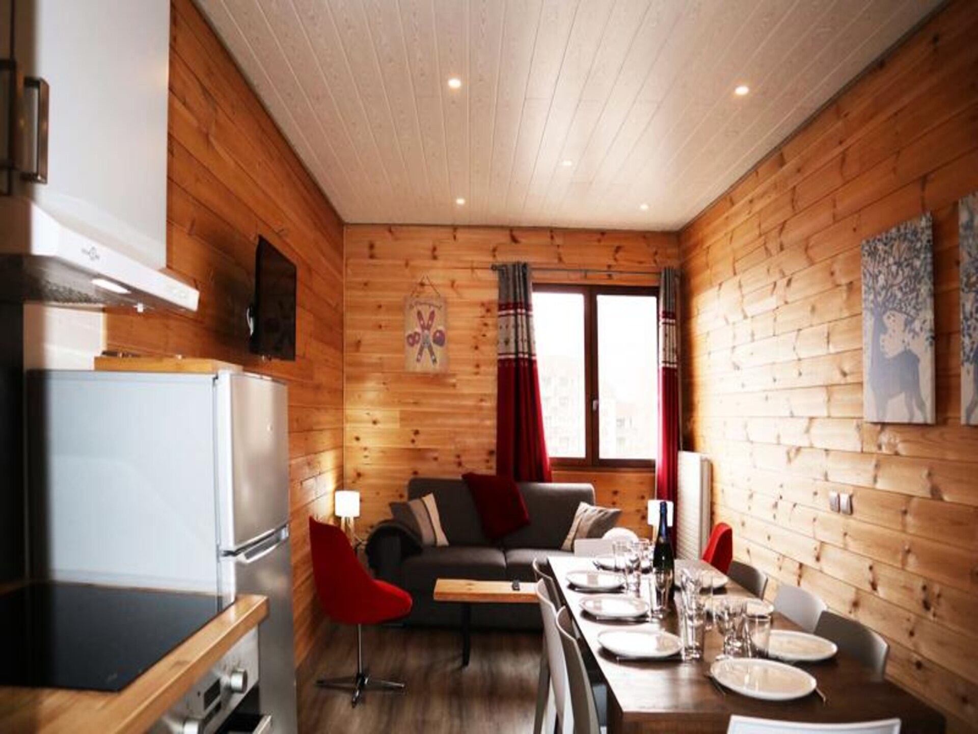 Appartement 80m² direct aan de piste in Les Orres 1650 voor 10 personen - foto 6
