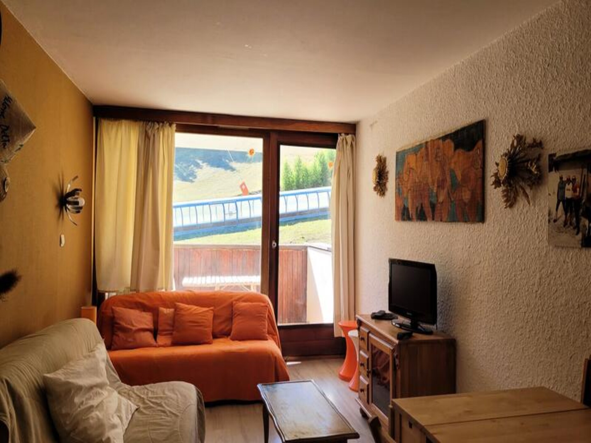 Appartement met panoramisch uitzicht in Pra-Loup 1600, 80m van winkels - foto 2