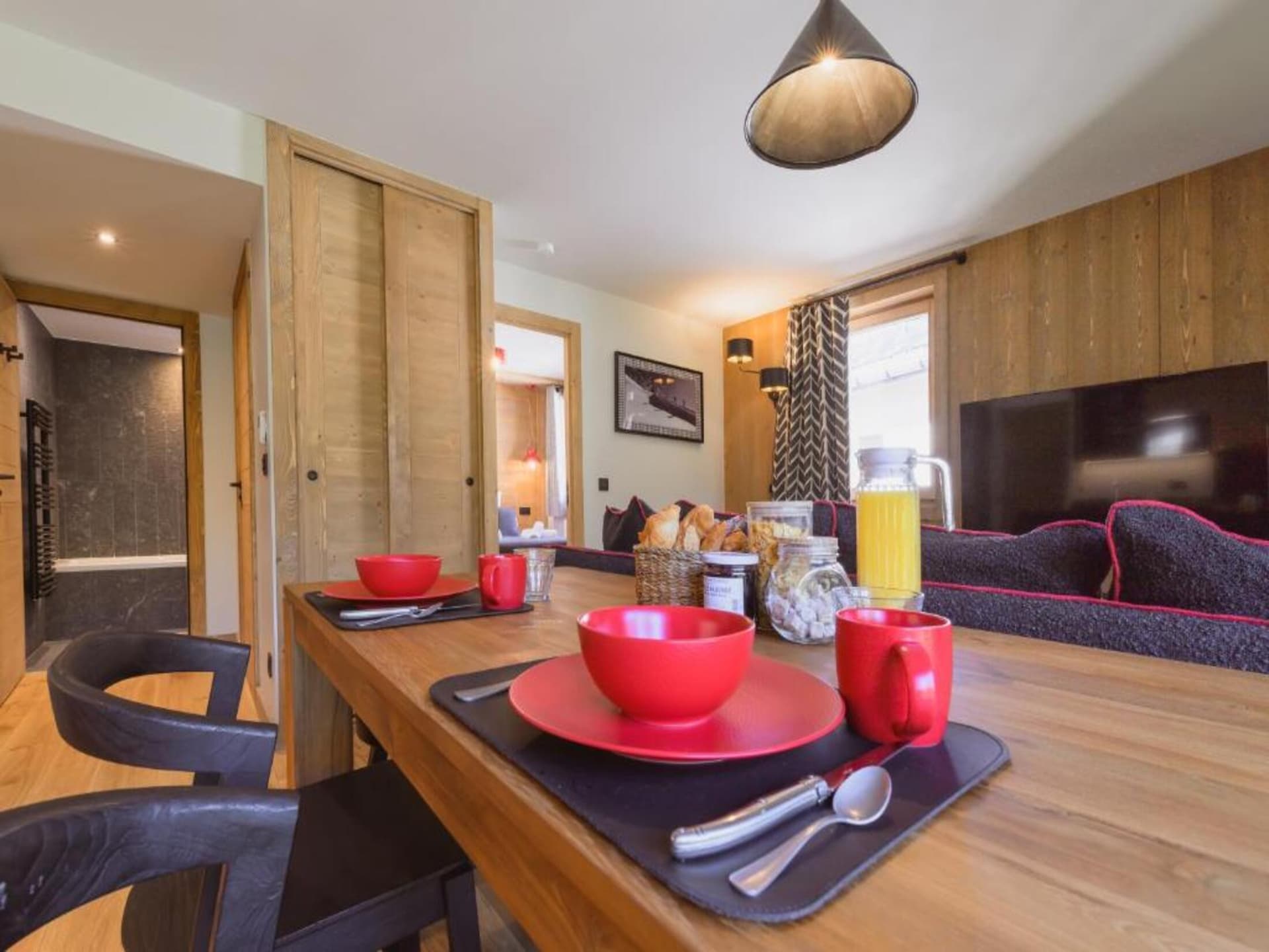 Chic appartement in Megève met uitzicht op de Mont Blanc en geweldige spa - foto 5