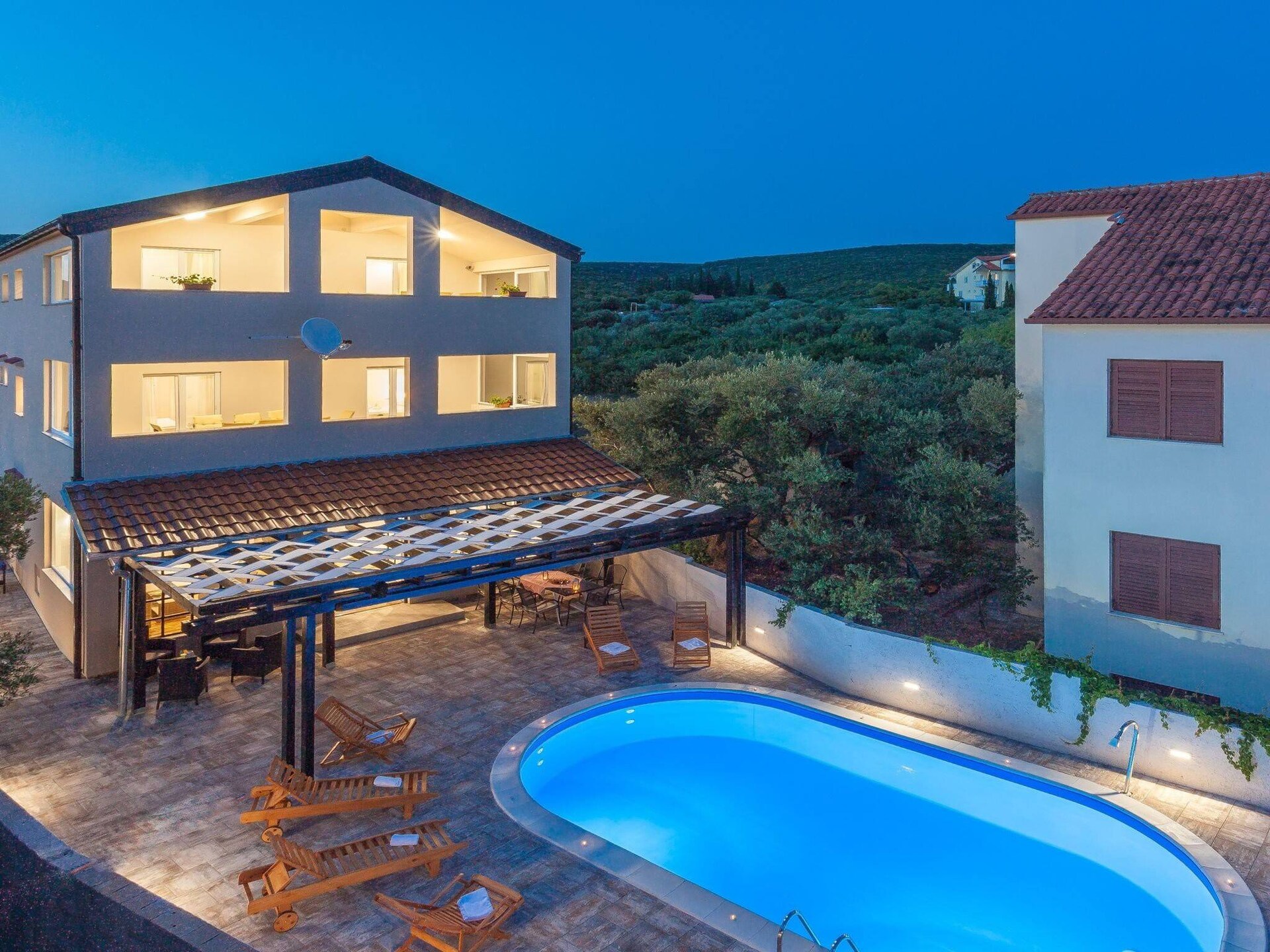 Zeevilla Marin: 7-slaapkamer villa op 100m van strand in Sveti Petar - foto 8